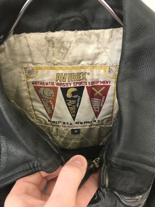 Avirex AVIREX leather jacket, All American System, 90s hip hop M Size US M / EU 48-50 / 2 - 6 Thumbnail