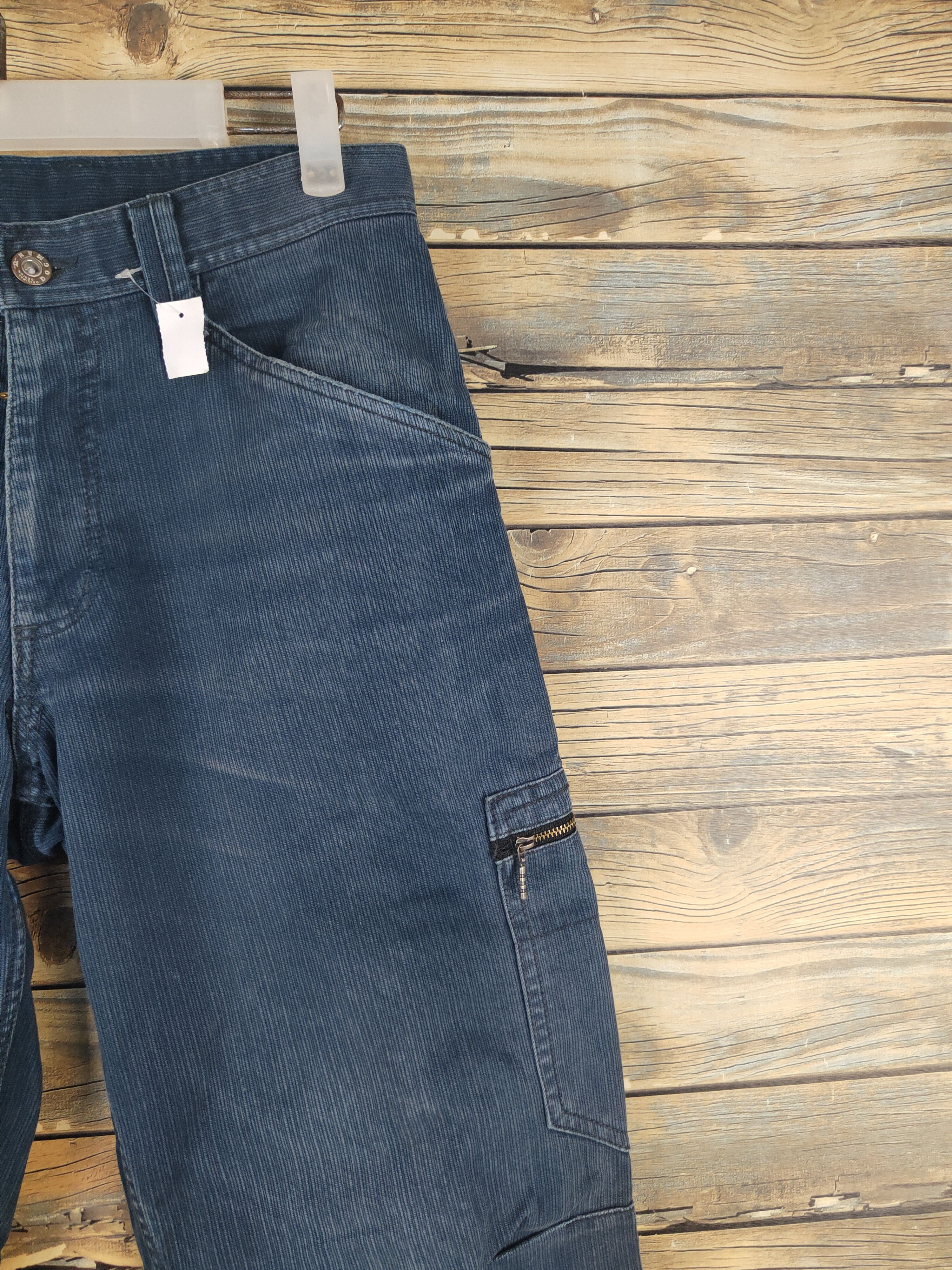 Japanese Brand DL Dogman Blue Distressed Ripped Jeans #1571 Size US 30 / EU 46 - 6 Thumbnail