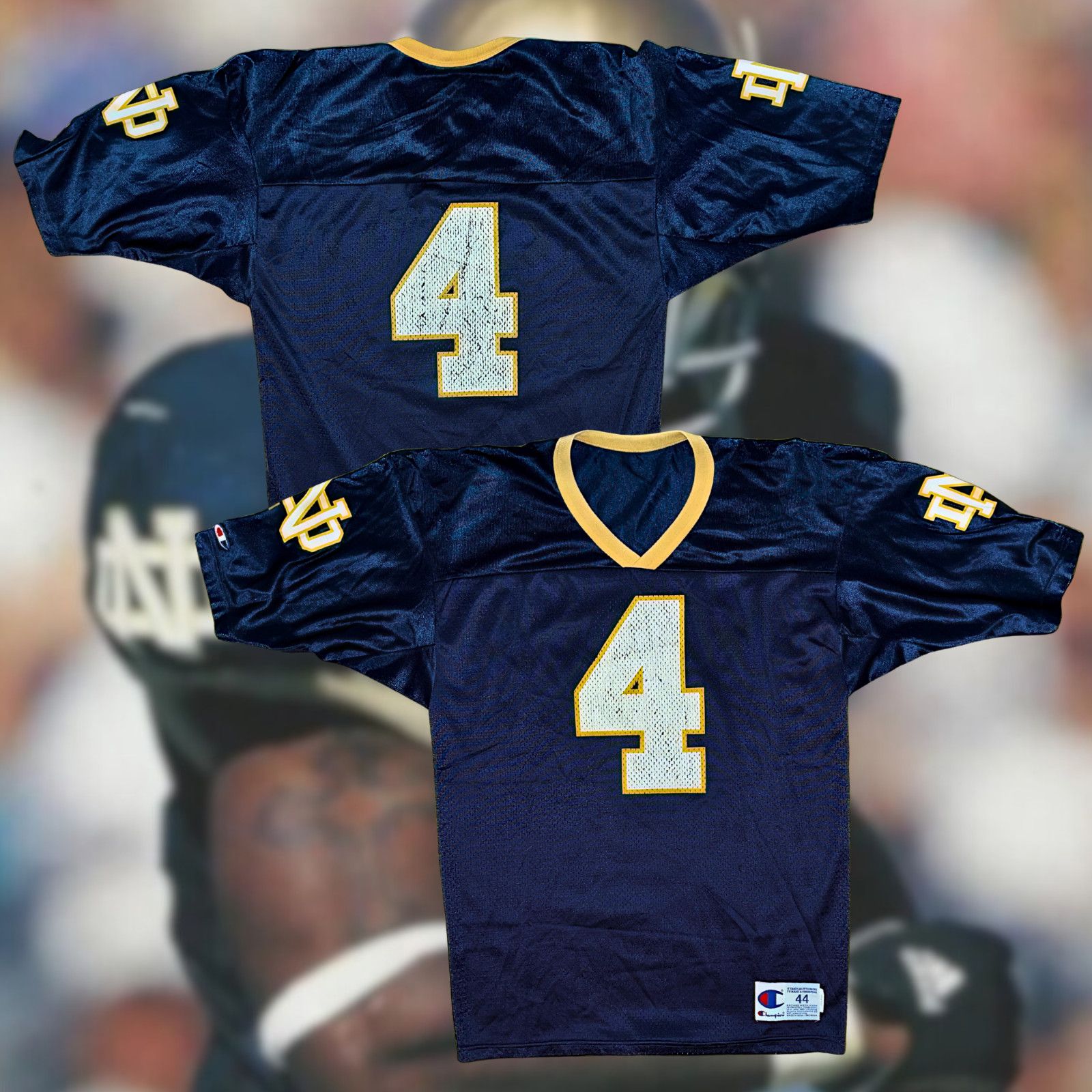 Champion Notre Dame Fighting Irish Football Jersey Champion Large 44 Size US L / EU 52-54 / 3 - 1 Thumbnail