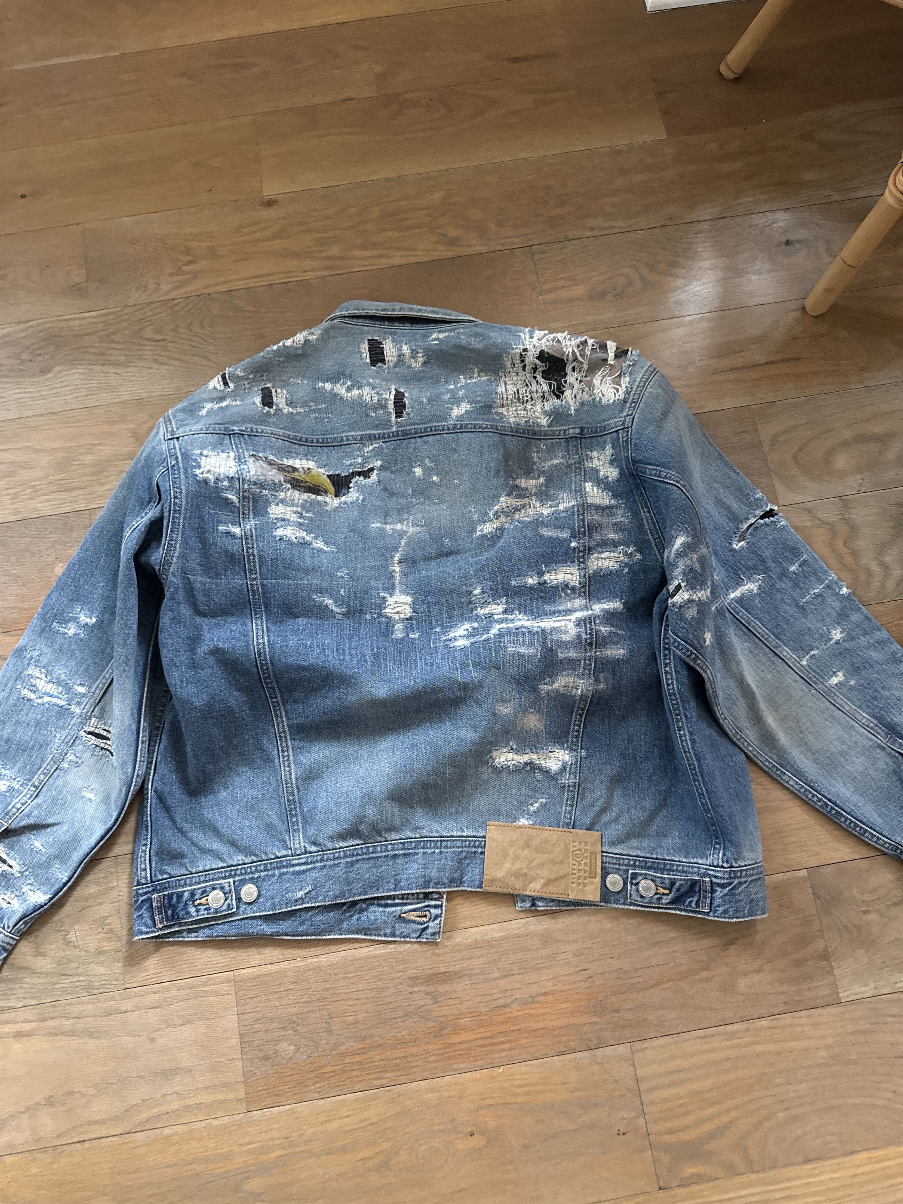 Maison Margiela Supreme Margiela Distressed Jean Jacket Size US L / EU 52-54 / 3 - 6 Thumbnail