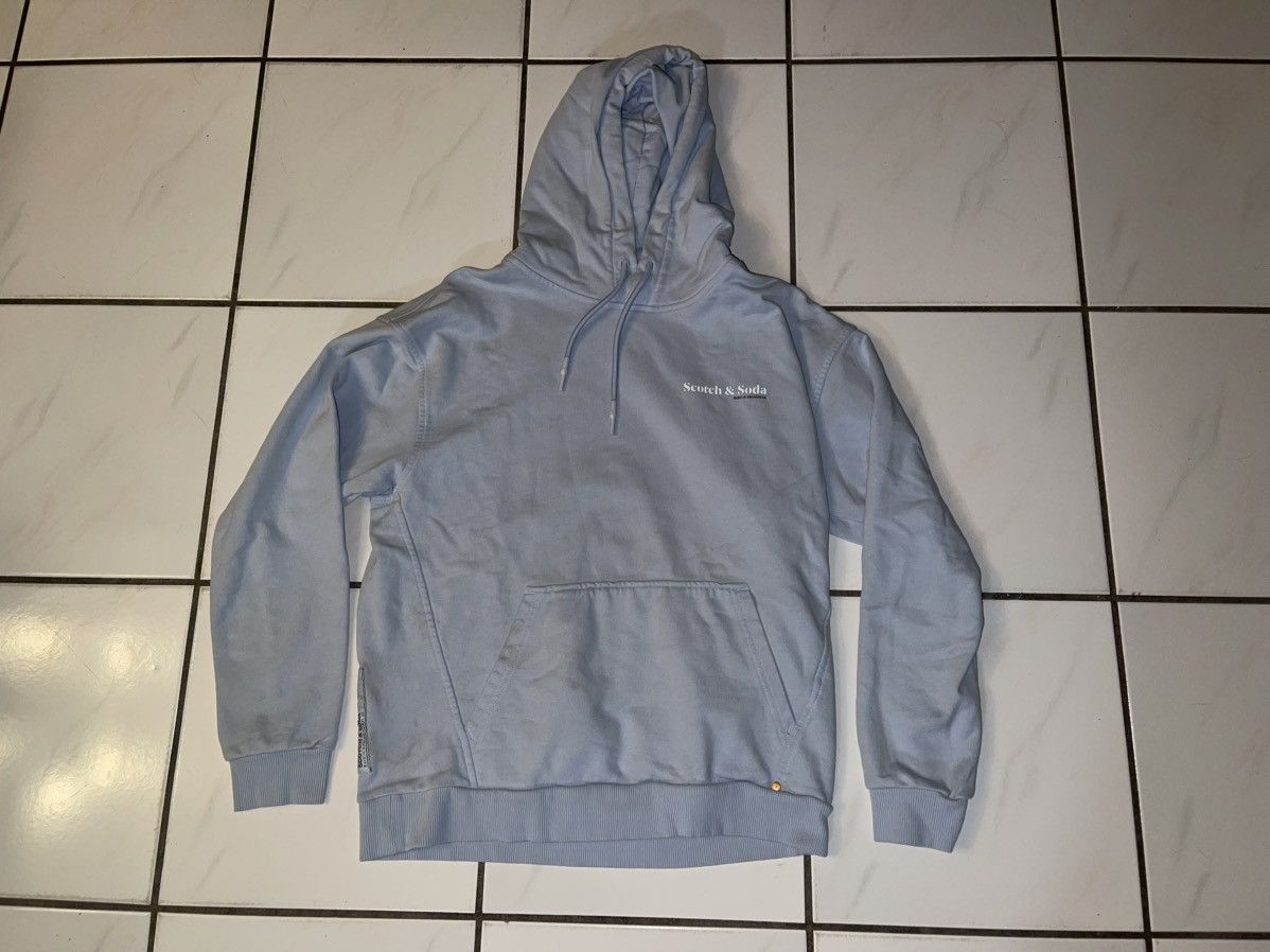 Scotch & Soda Scotch & Soda Hoodie Blue Logo Sweatshirt Men’s Size Large Size US L / EU 52-54 / 3 - 2 Thumbnail