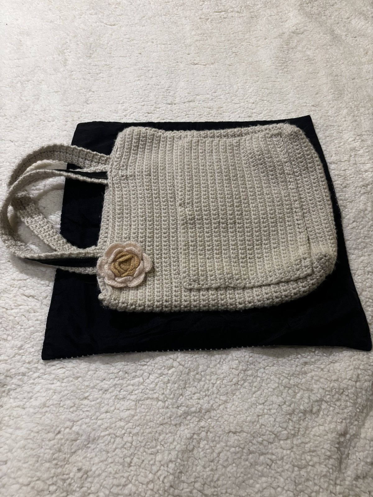 Other Cream colored crochet bag1919 Size ONE SIZE - 9 Thumbnail