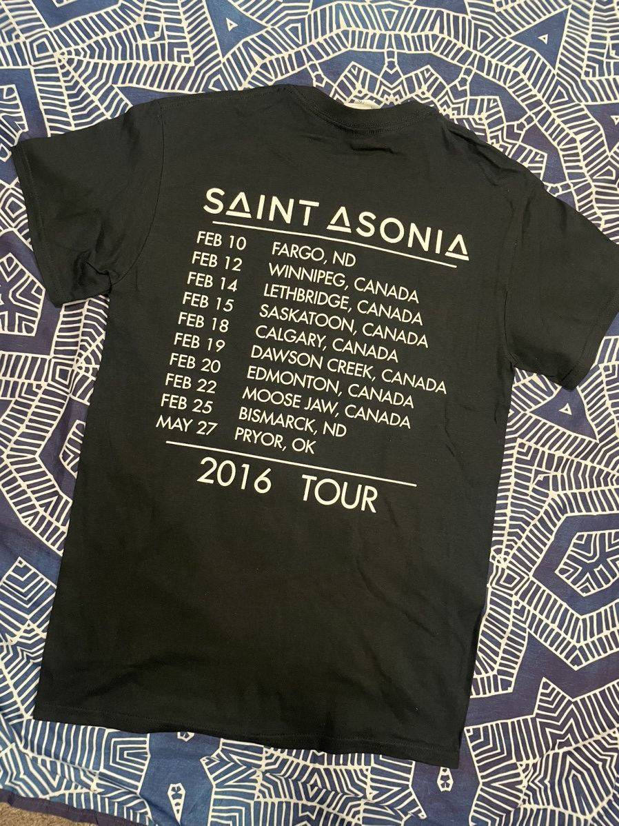 Band Tees Saint Asonia 2016 Tour Shirt Size US S / EU 44-46 / 1 - 3 Thumbnail