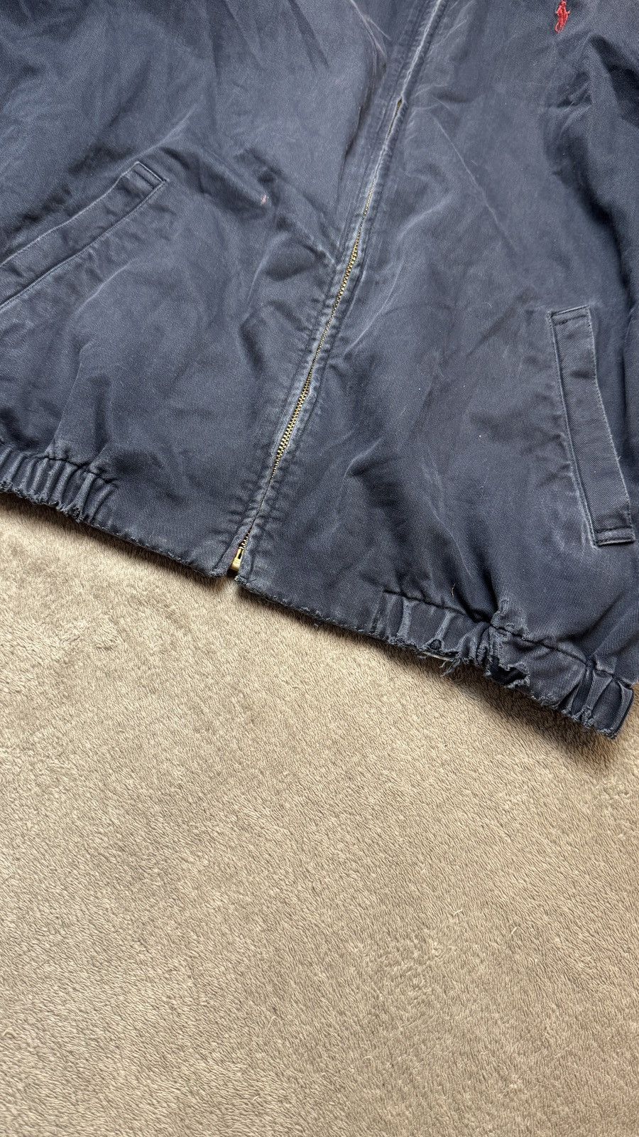 Polo Ralph Lauren Vintage Distressed Faded Mudwash Heritage Bomber Jacket ysl Size US M / EU 48-50 / 2 - 7 Thumbnail