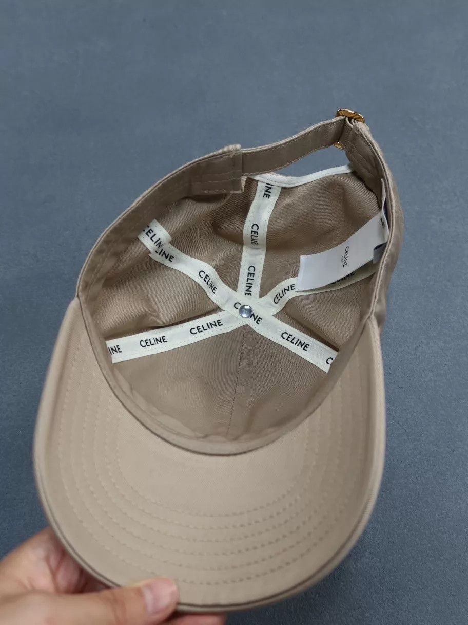 Celine CELINE Cotton Logo Embroidered Unisex Bball Cap M Size ONE SIZE - 3 Thumbnail