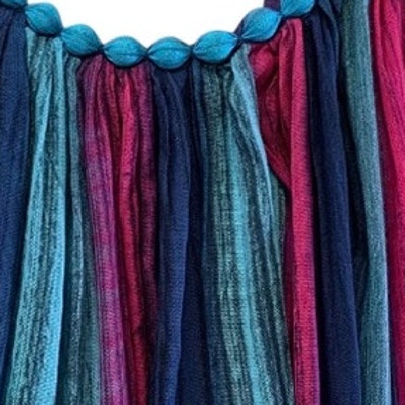 Handmade Vintage Hand Made Midi Summer Boho Tank Dress Women One Size Size ONE SIZE - 7 Thumbnail