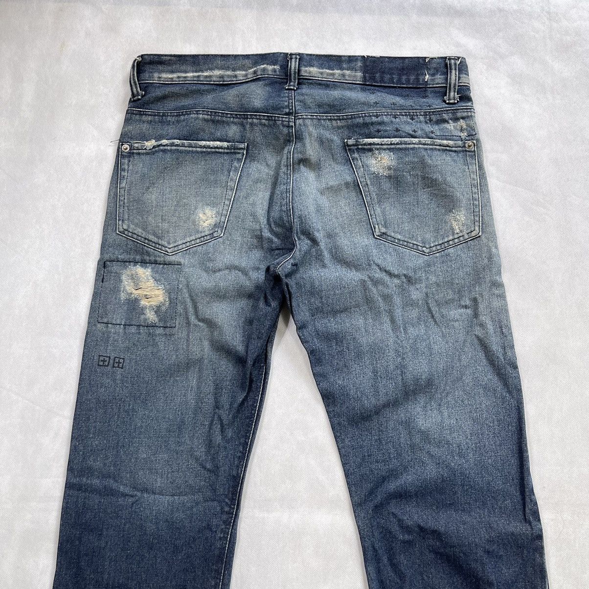 Ksubi Rare! Y2K Ksubi Distressed Van Wrinkle Design Jeans Size US 32 / EU 48 - 12 Thumbnail