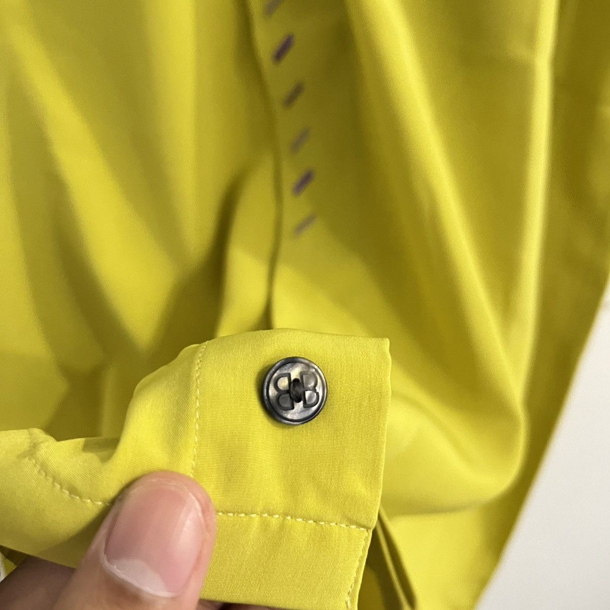 Balenciaga Balenciaga Embroidered Accent Pocket Button Up Shirt Size US M / EU 48-50 / 2 - 5 Thumbnail