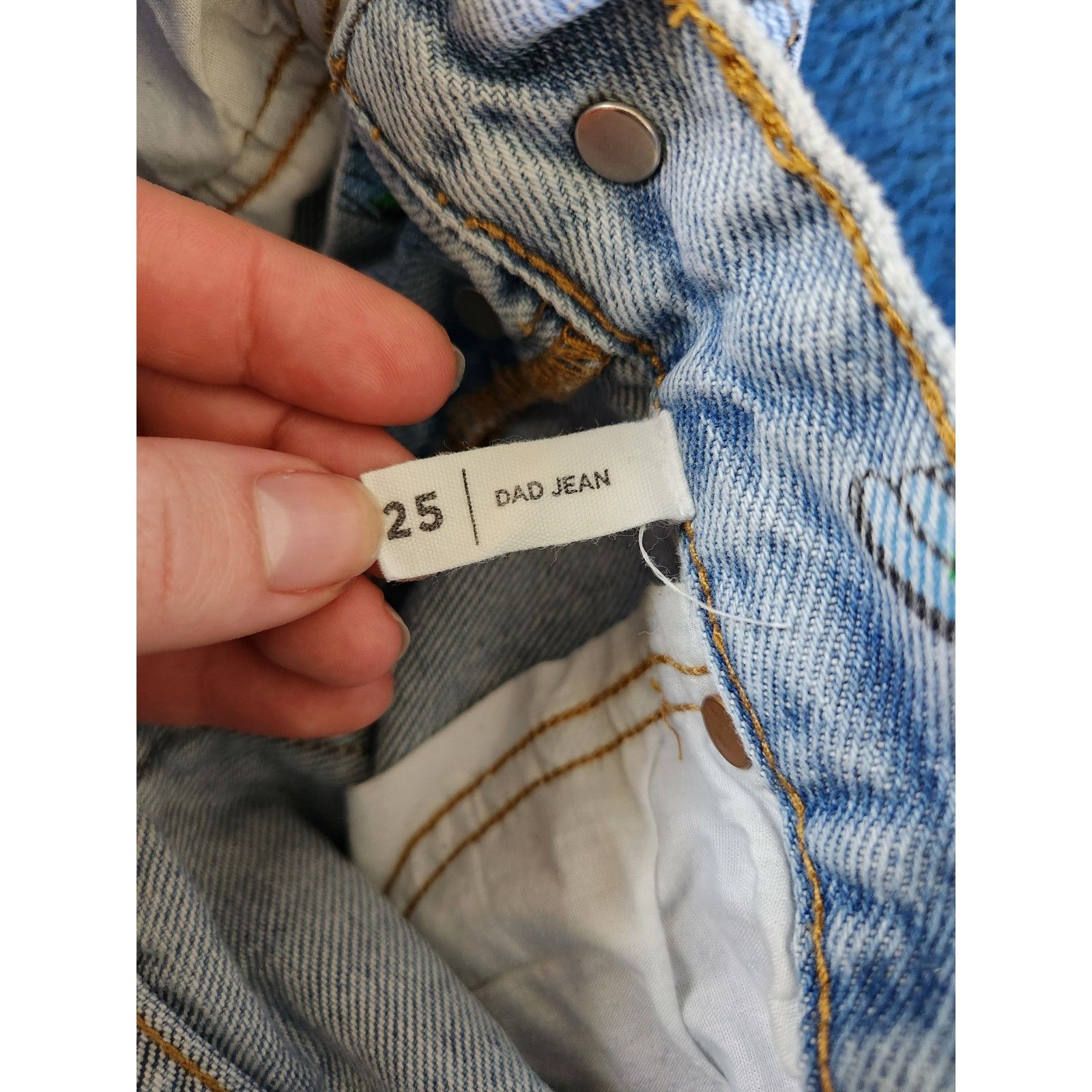 Pacsun PacSun Women's Butterfly Dad Jeans -25 Size 25" / US 0 / IT 36 - 5 Thumbnail