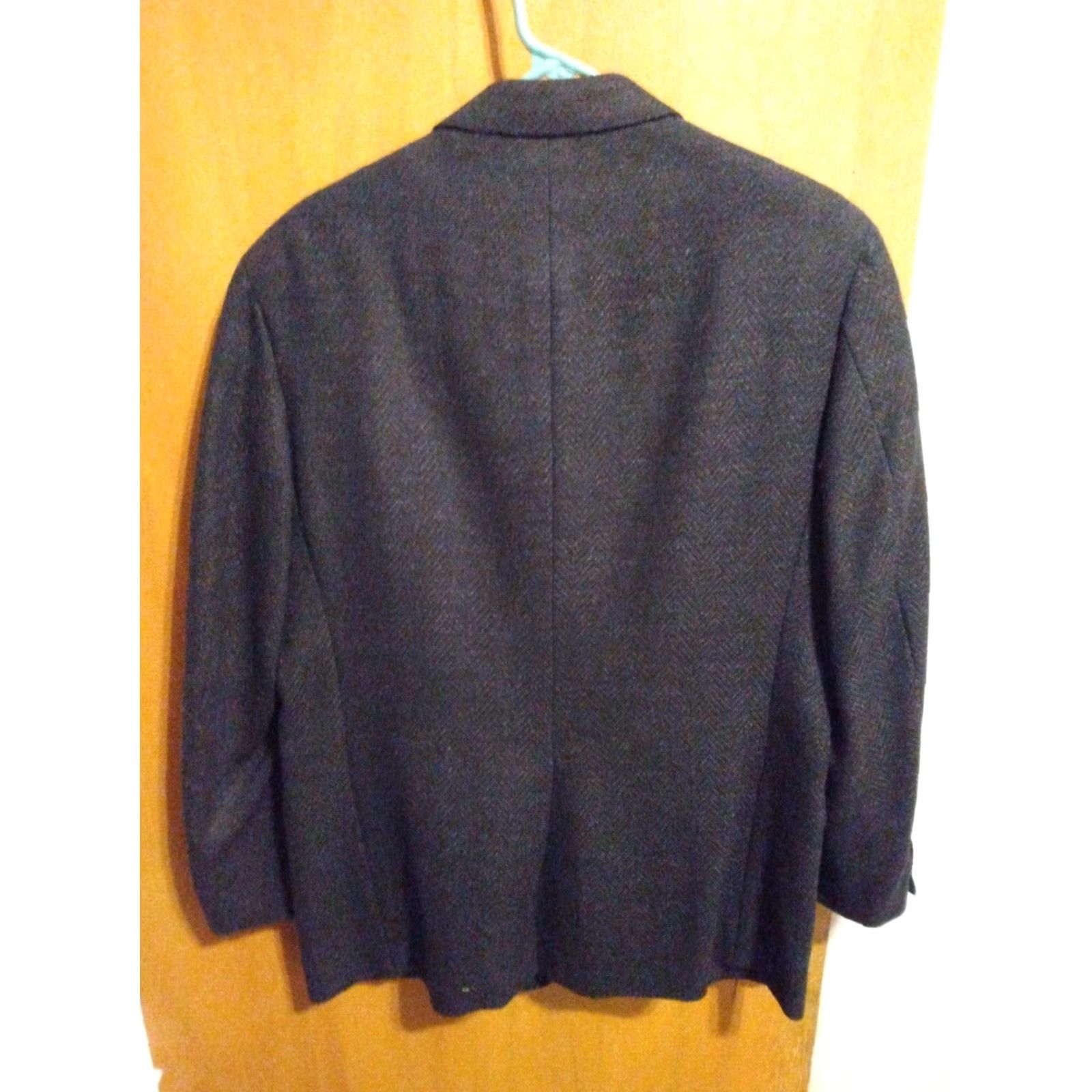 Vintage VINTAGE SASSOON COLLECTION 100% WOOL BLAZER NEW MADE IN USA Blazer Men's Size 40 Blue Size 40R - 7 Thumbnail