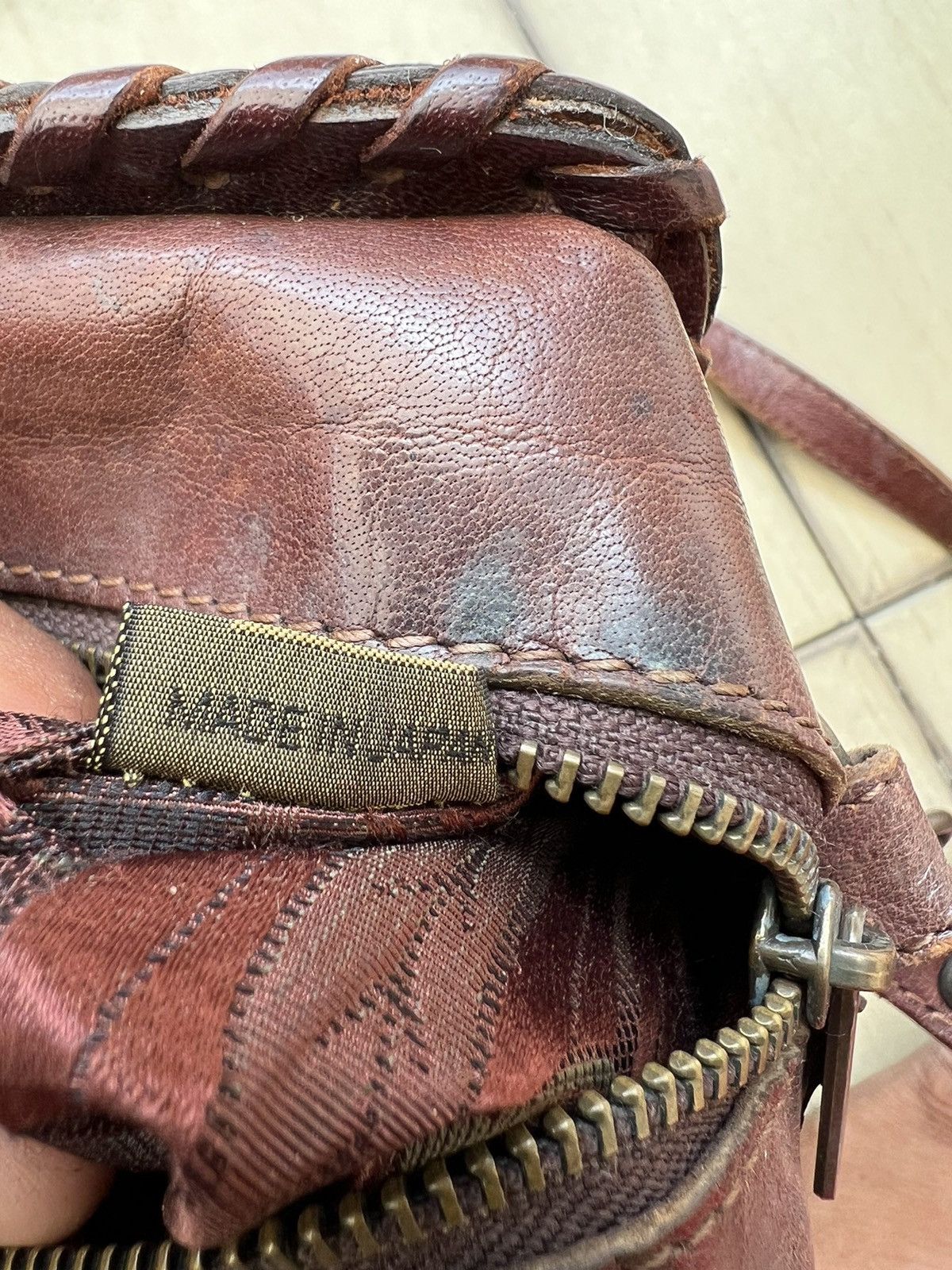 Porter Vintage Ibiza Japan Patchwork Leather Bag Size ONE SIZE - 24 Thumbnail