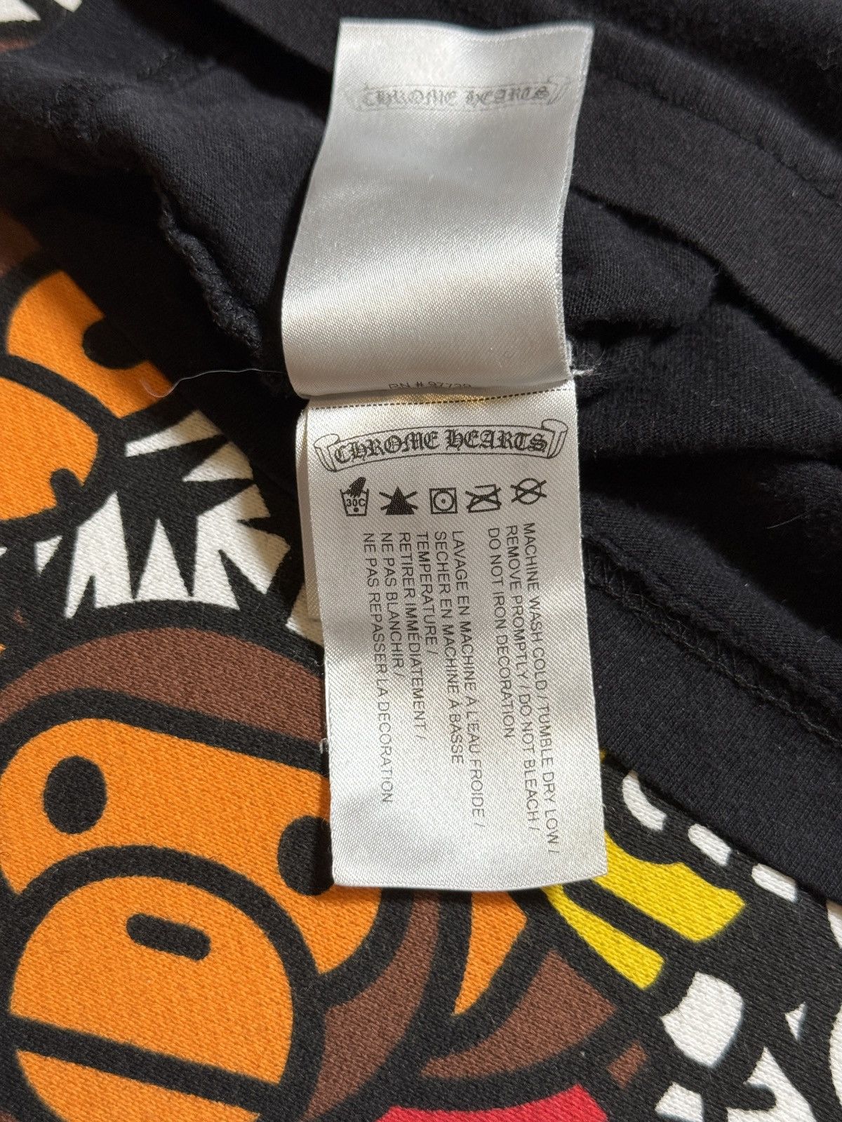 Chrome Hearts Chrome Hearts Black Made In Hollywood Logo Tee Size US M / EU 48-50 / 2 - 8 Thumbnail