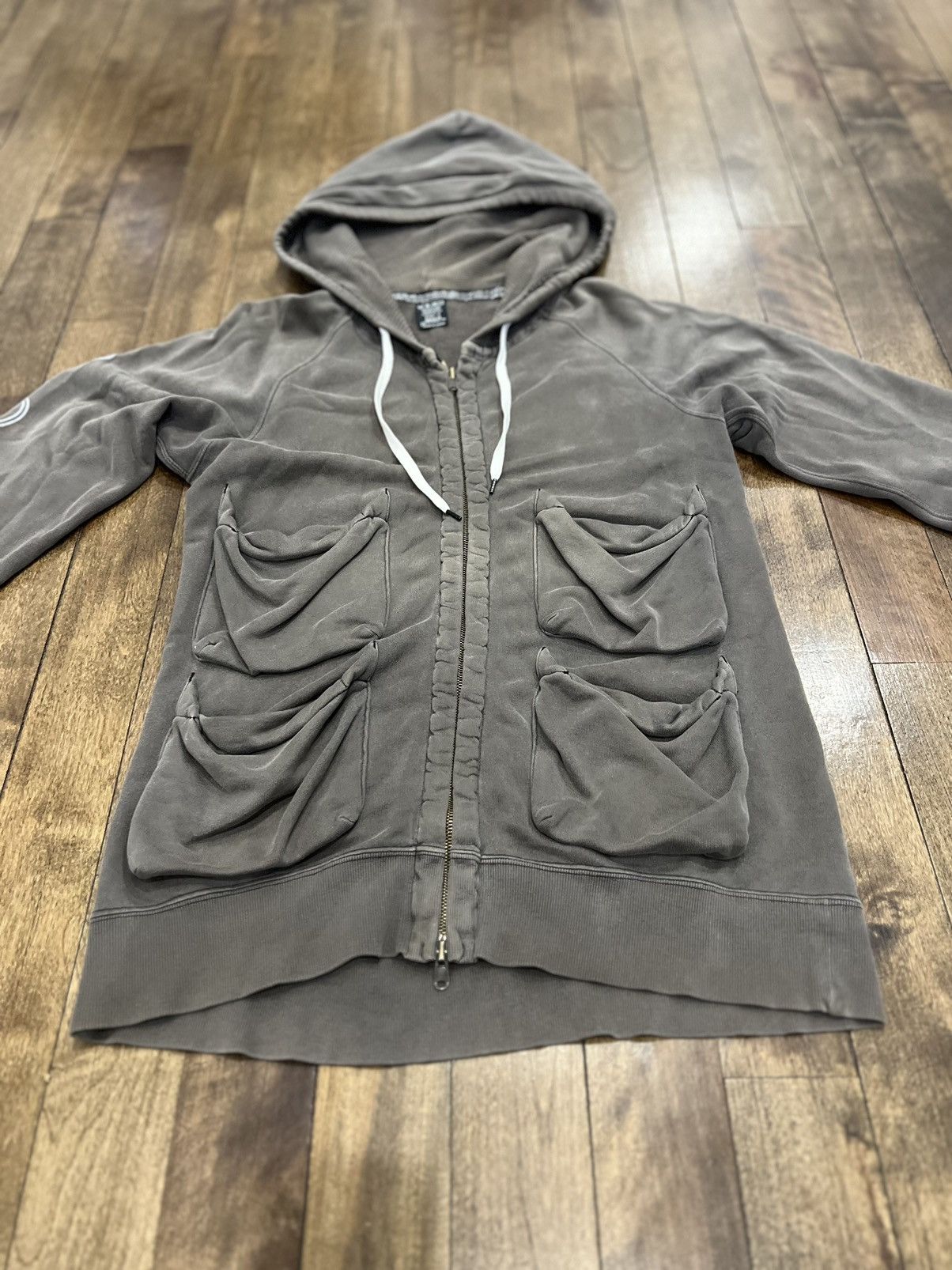 Number (N)ine Number (N)ine crying heart cargo hoodie Size US L / EU 52-54 / 3 - 4 Thumbnail