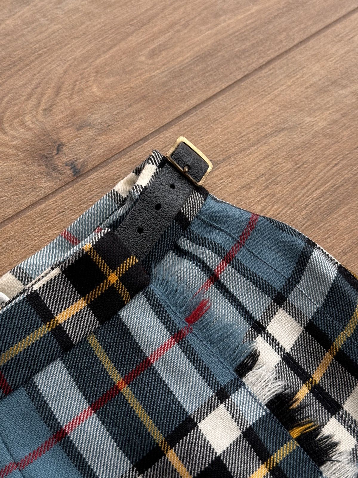 Pringle Of Scotland × Vintage Vintage James Pringle Weavers of Inverness Wool Tartan Kilt Size 30" / US 8 / IT 44 - 6 Thumbnail