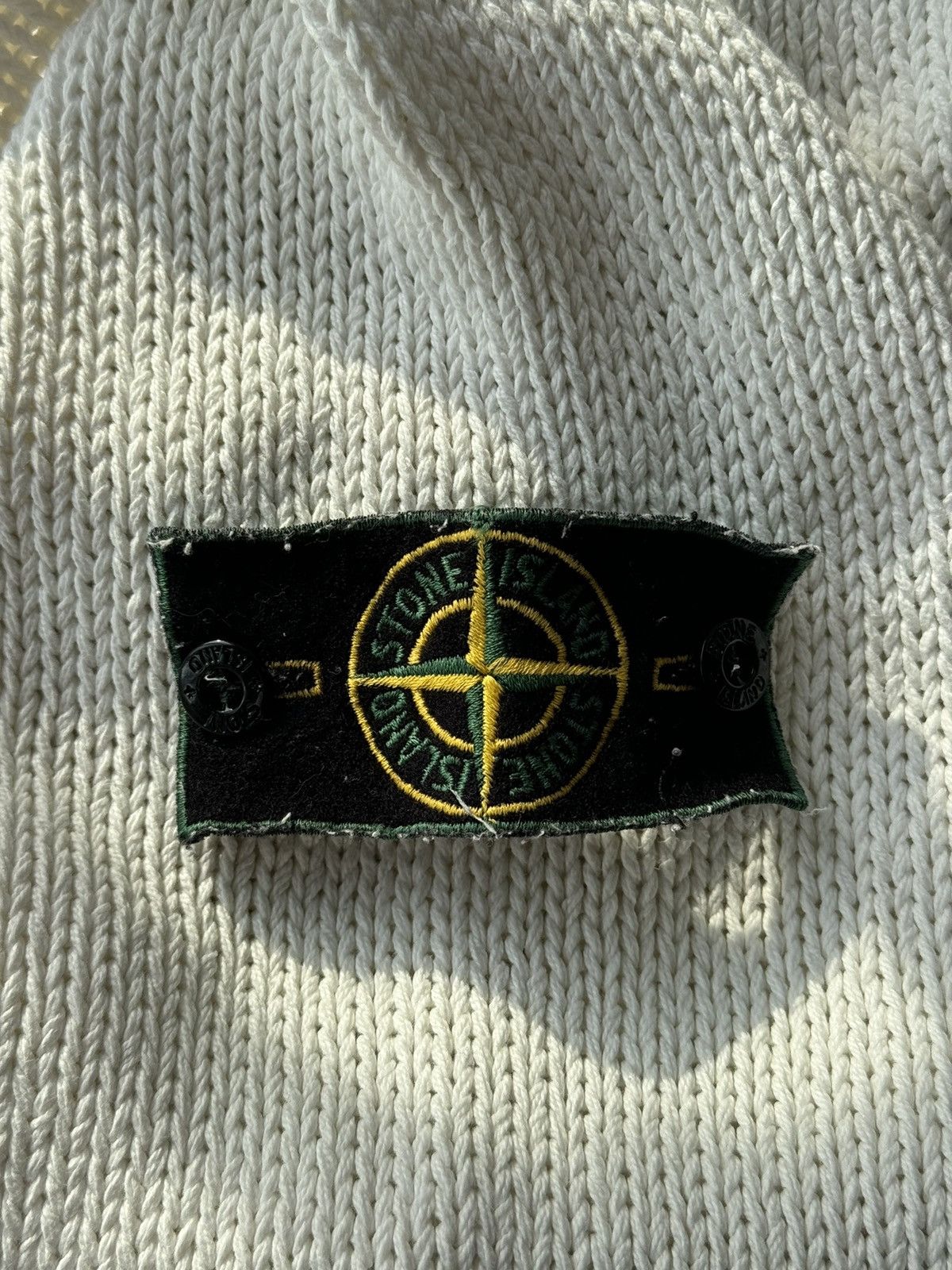 Massimo Osti Very Rare Vintage Stone Island 1/4 Knit Sweater Old Money Size US XL / EU 56 / 4 - 4 Thumbnail