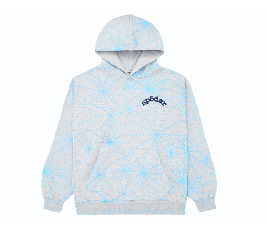 AOP Web Hoodie Heather Grey