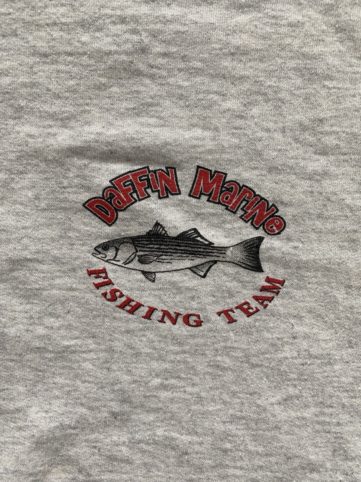 Hanes Vintage Daffin Marine Fishing Short Boxy Crewneck Sweatshirt Size US XL / EU 56 / 4 - 3 Thumbnail
