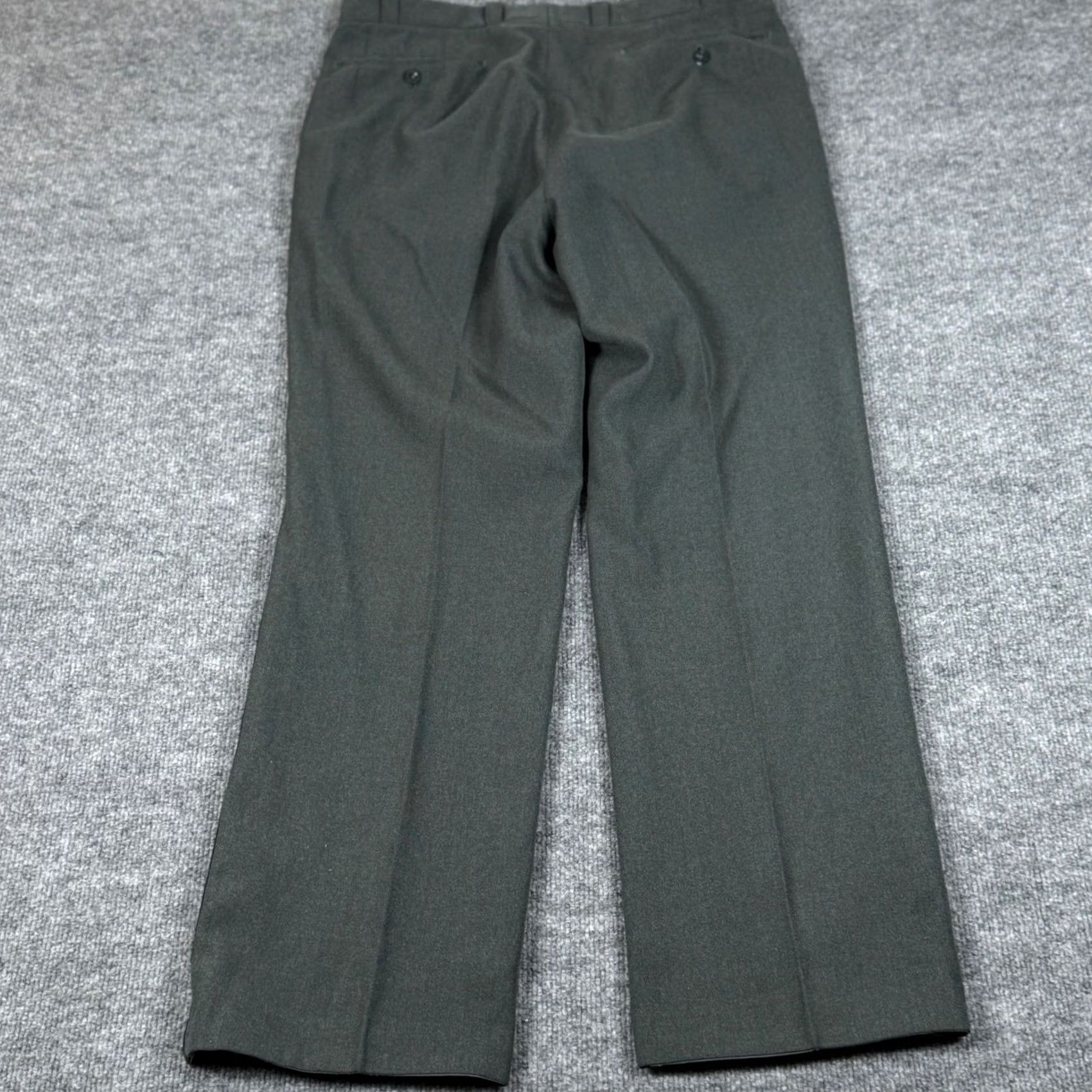 Vintage VINTAGE German Army Military Wool Blend Workwear Pants Trouser 35x31 Men Gray Wool Blend Size US 35 - 5 Thumbnail