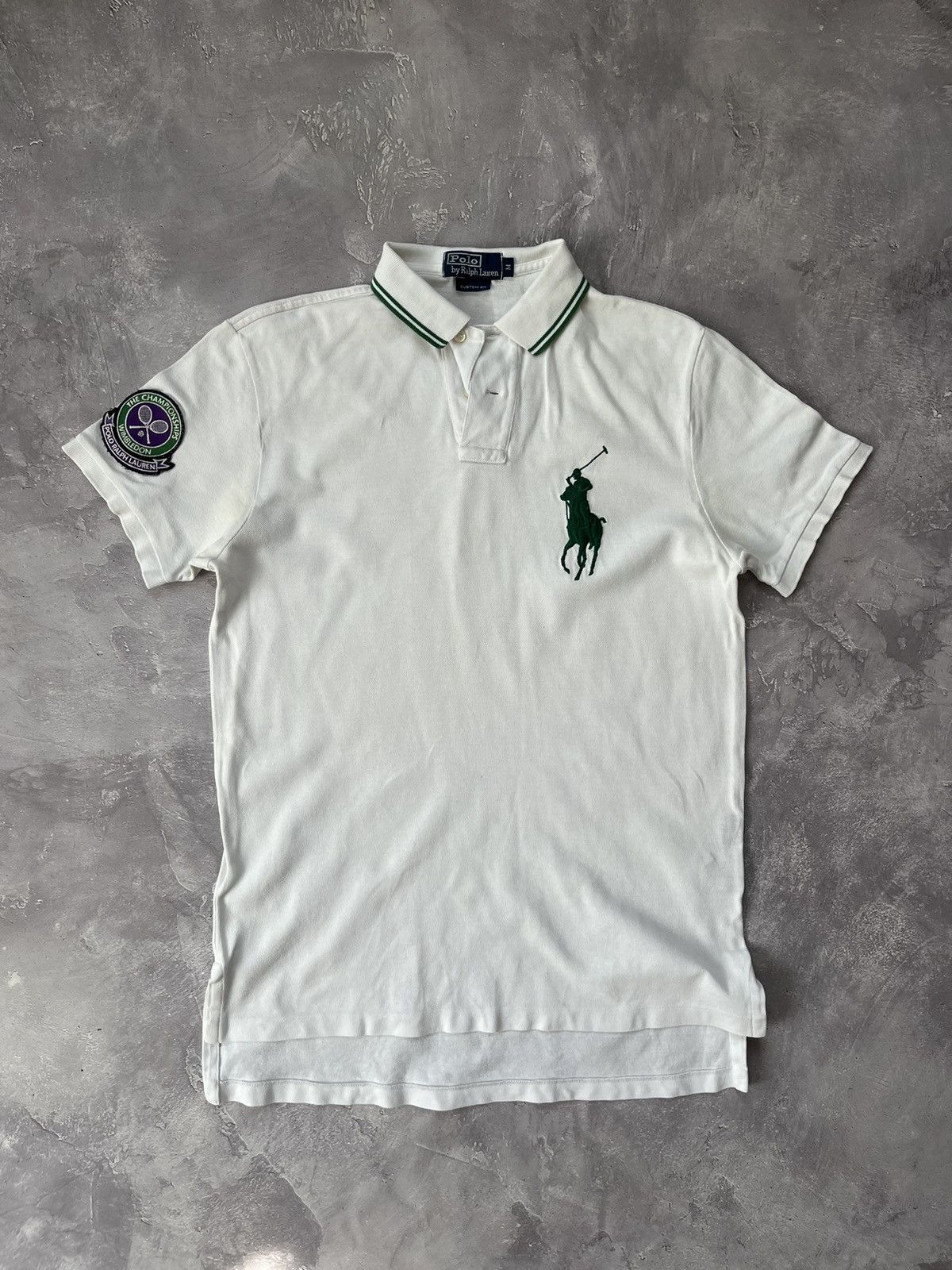 Polo Ralph Lauren Vintage Polo Ralph Lauren Wimbledon tennis polo t-shirt Size US M / EU 48-50 / 2 - 1 Thumbnail