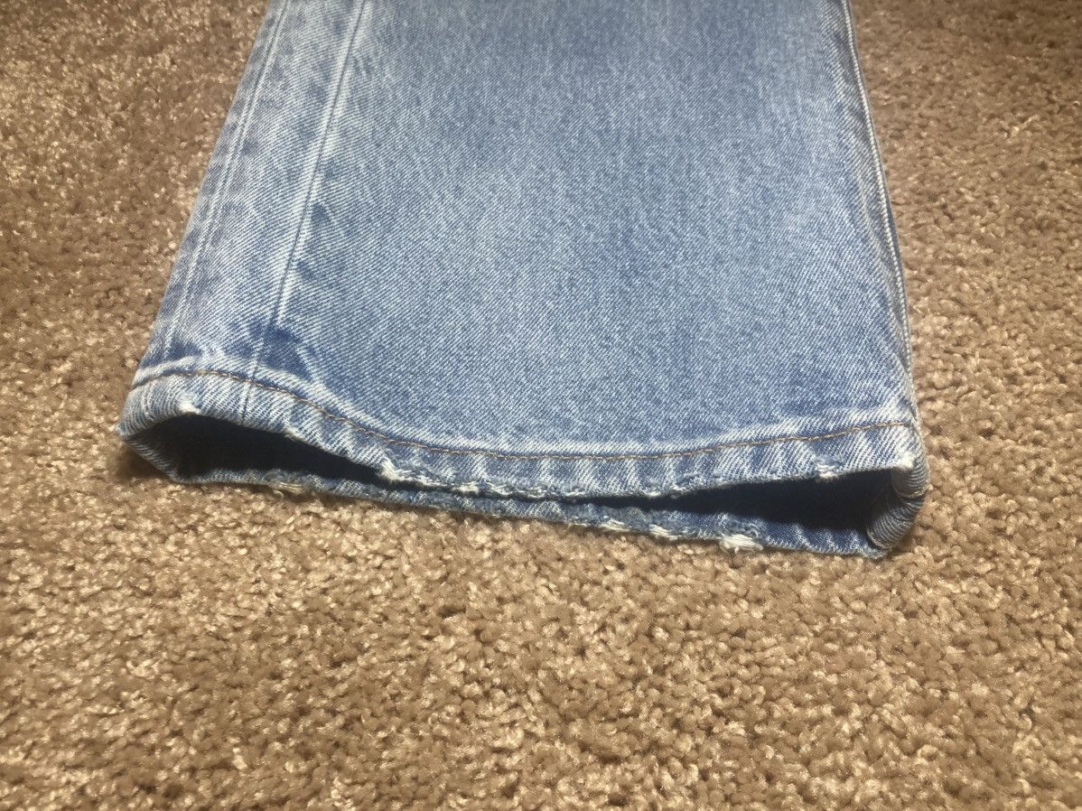Vetements New Vetements Extended Leg Flare Distressed Double Seam Wash Size US 30 / EU 46 - 7 Thumbnail