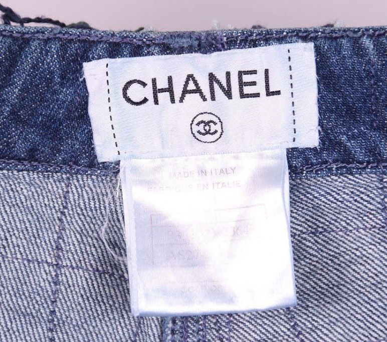 Chanel Chanel & Karl Lagerfeld 2008 Runway Decoration Detail Jeans Size 28" / US 6 / IT 42 - 7 Thumbnail
