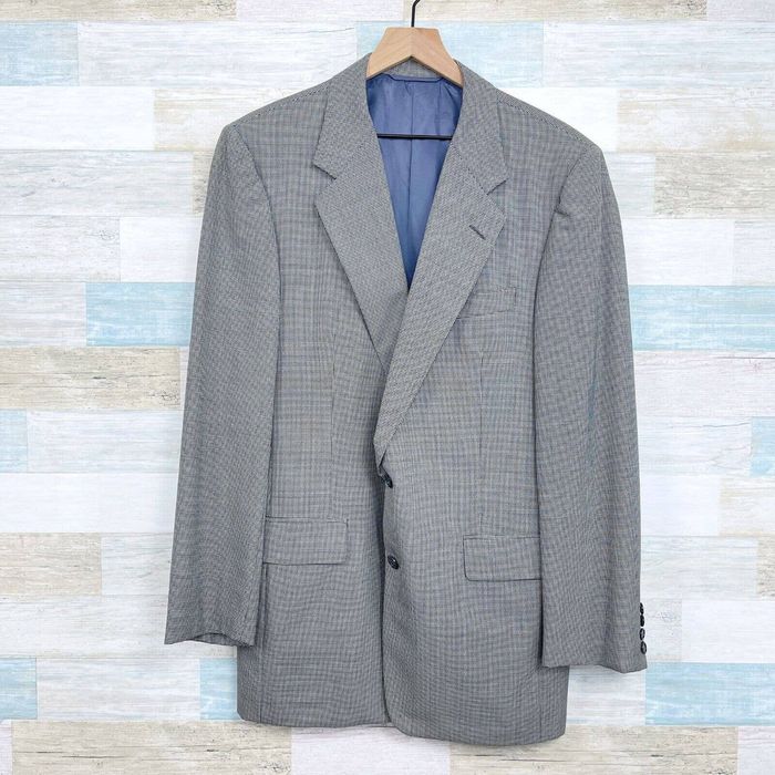 Hickey Freeman Hickey Freeman Wool Boardroom Sport Coat Gray 41L FLAW ...