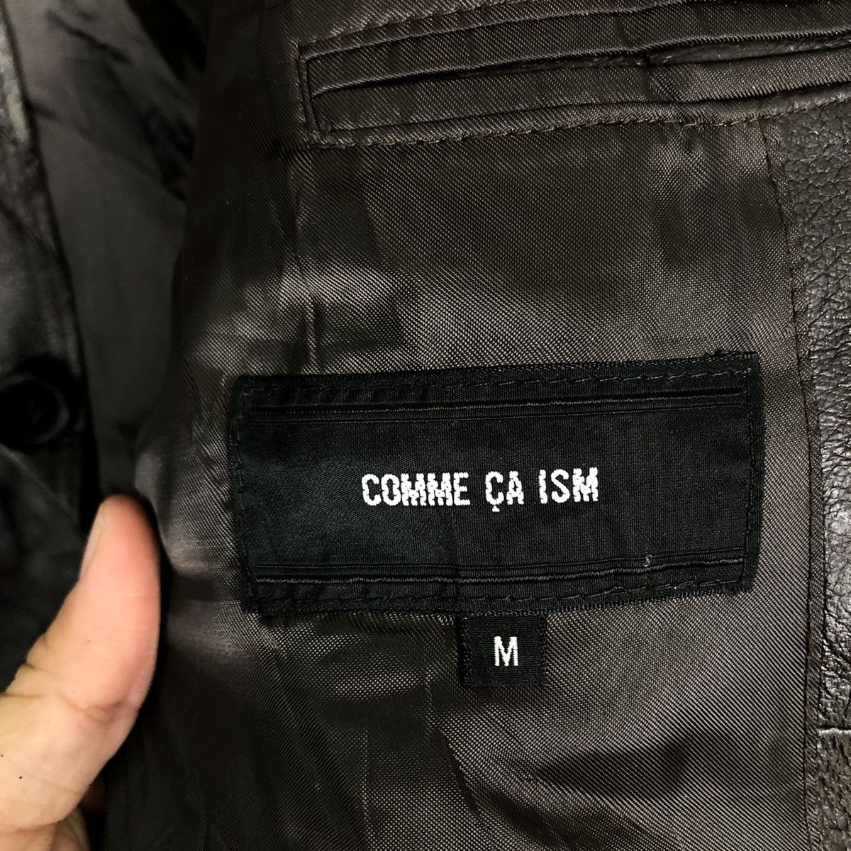 Comme Ca Ism 🔥90’s Rare Genuine Leather Jacket Comme Ca Ism Japan Size US M / EU 48-50 / 2 - 13 Thumbnail