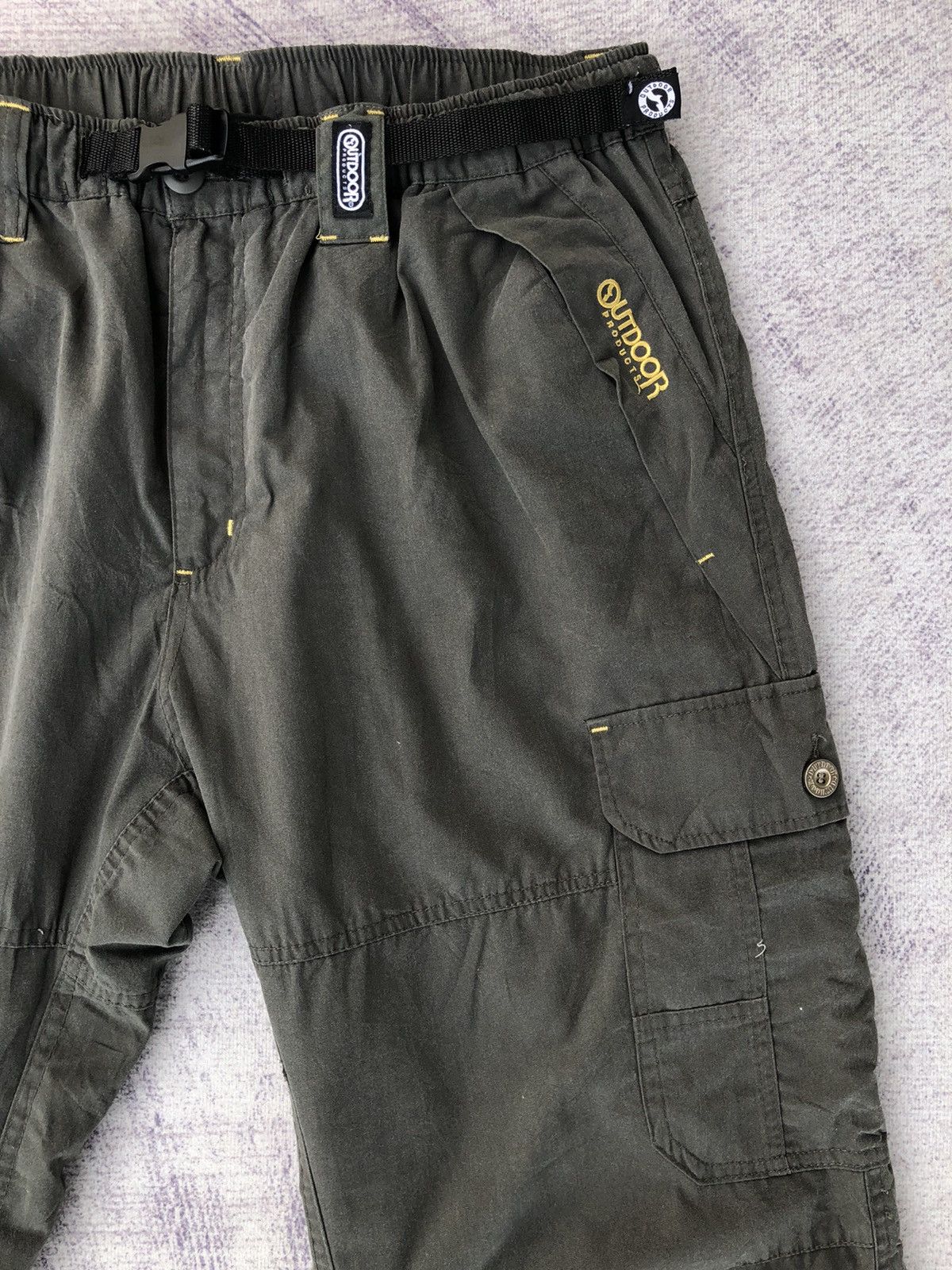 Designer Grey Outdoor Cargo 6 Pocket Stretchble Waist Size US 30 / EU 46 - 6 Thumbnail