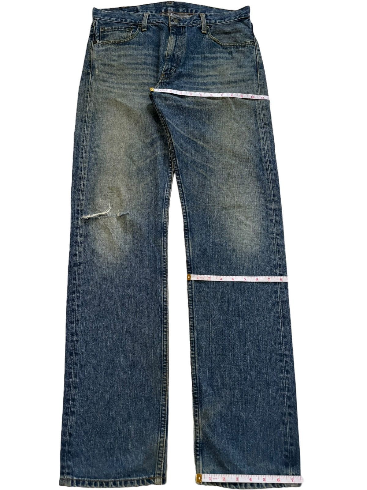 Levi's SALES🔥Vintage 90s Levis 505 Mud Wash Distressed Jeans Size US 33 - 14 Thumbnail