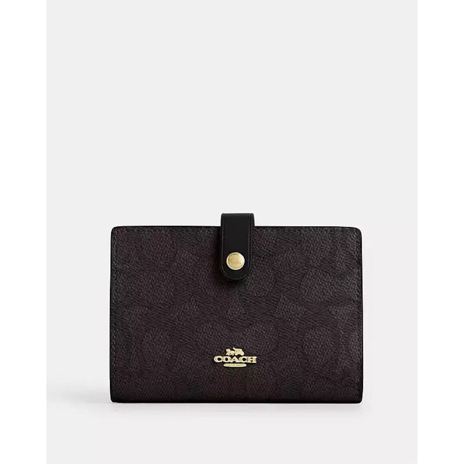 Coach NWT Coach 2-in-1 Wallet Blocked CBK54 Gold/Walnut/Tan Size ONE SIZE - 6 Thumbnail