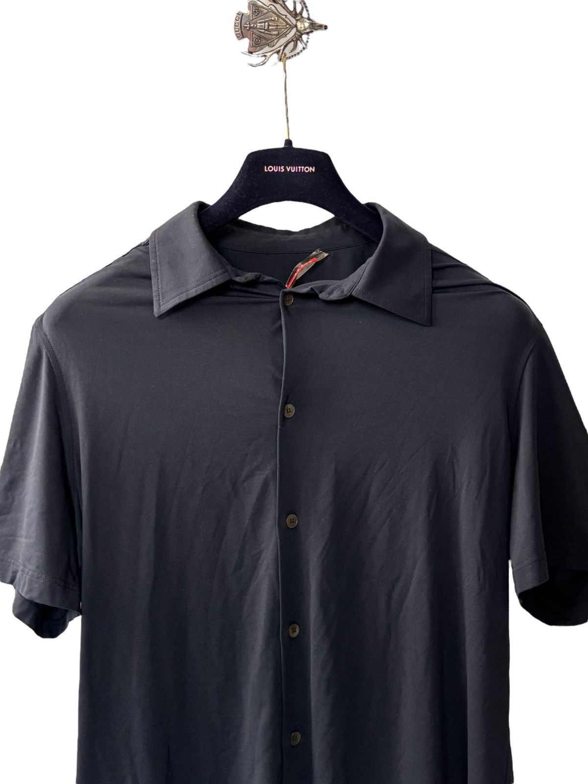 Prada Vintage Prada Nylon Overshirt Size US XL / EU 56 / 4 - 5 Thumbnail