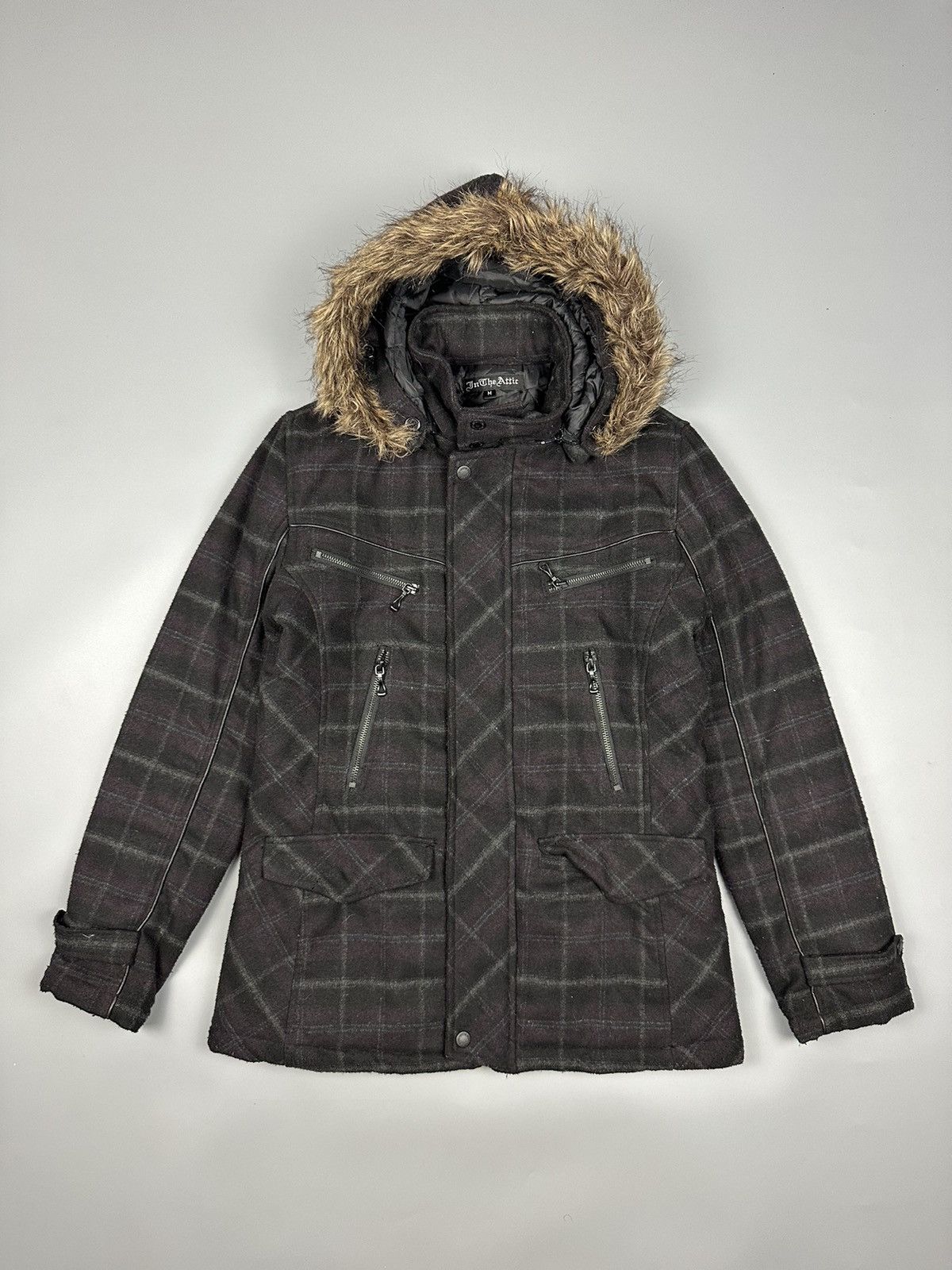 14th Addiction × In The Attic In The Attic Checked Hooded Jacket Size US M / EU 48-50 / 2 - 1 Thumbnail