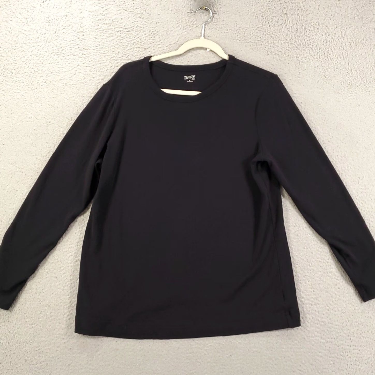 Vintage Duluth Trading Shirt Womens 2XL Dark Blue Long Sleeve Pullover Top Size XXL / US 16-18 / IT 52-54 - 2 Thumbnail