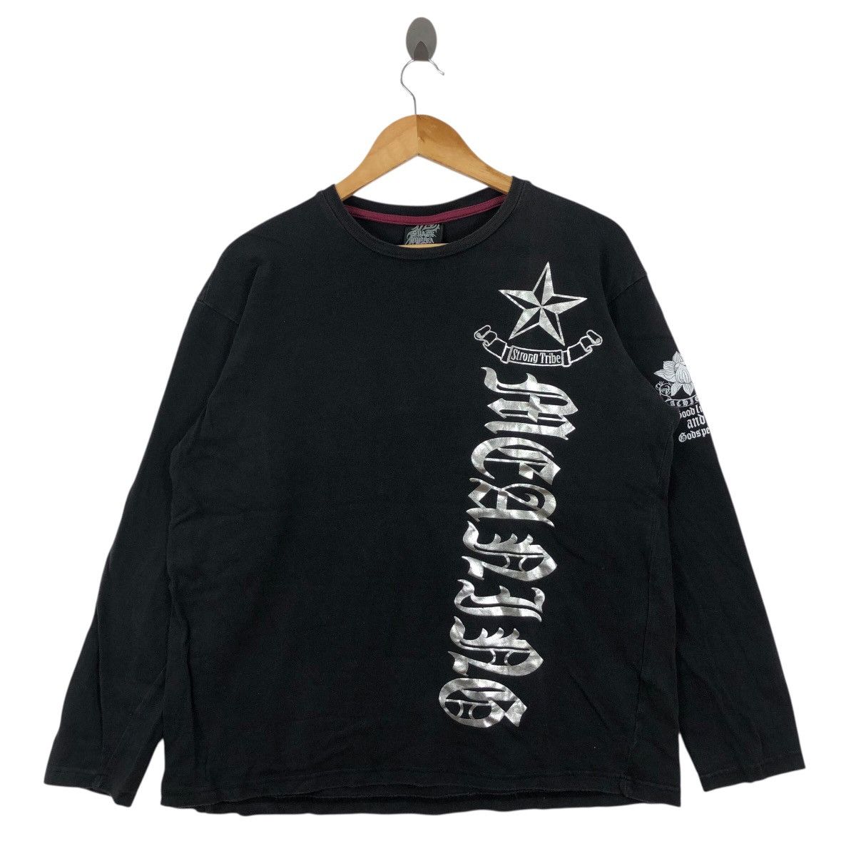 Japanese Brand Y2K Sukajan Souvenir Long Sleeve Space Opera Japanese Brand Size US L / EU 52-54 / 3 - 1 Thumbnail