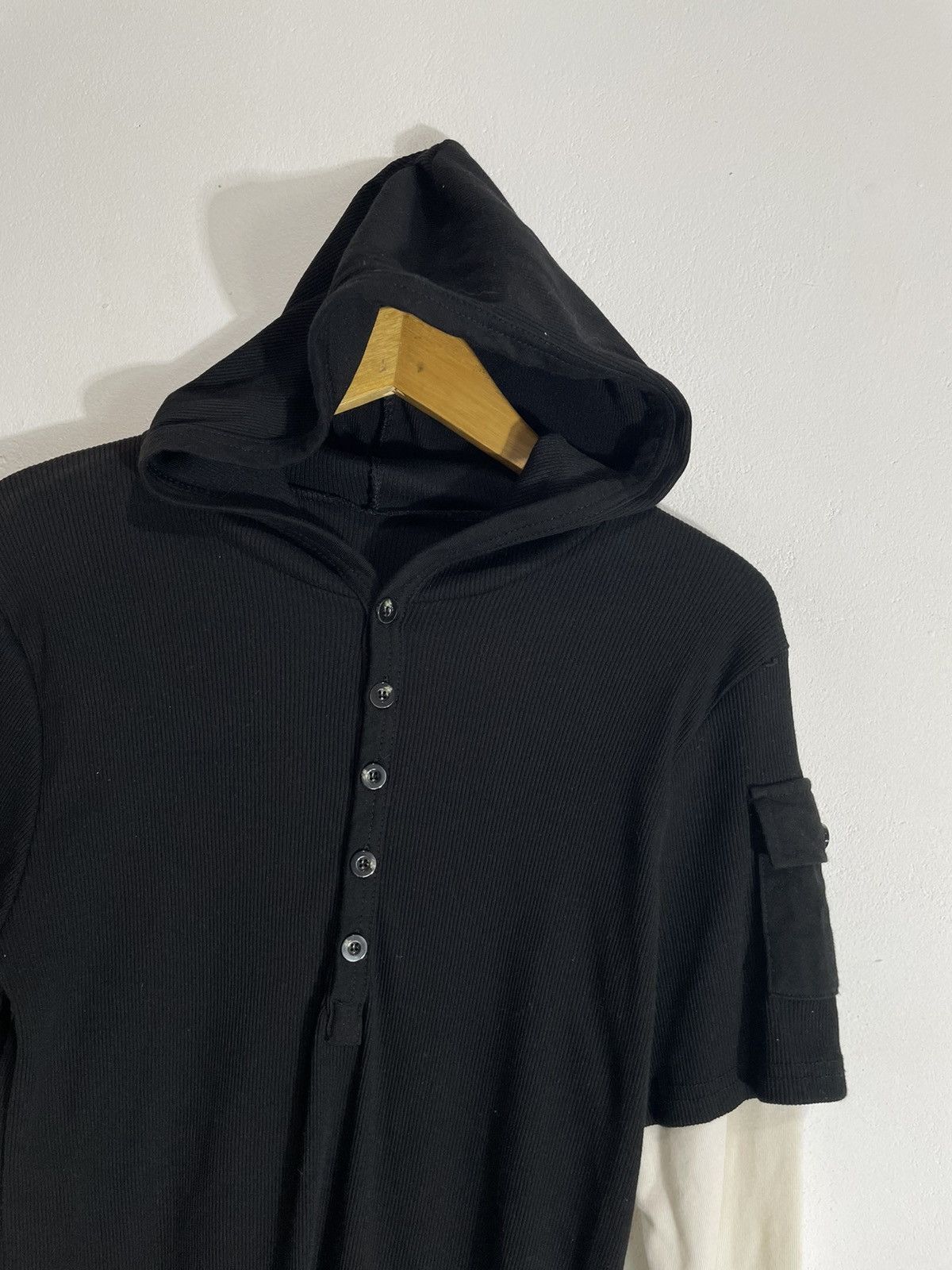 GOA Thermal Button Hoodie Double layer trashed sleeve Size US S / EU 44-46 / 1 - 2 Thumbnail