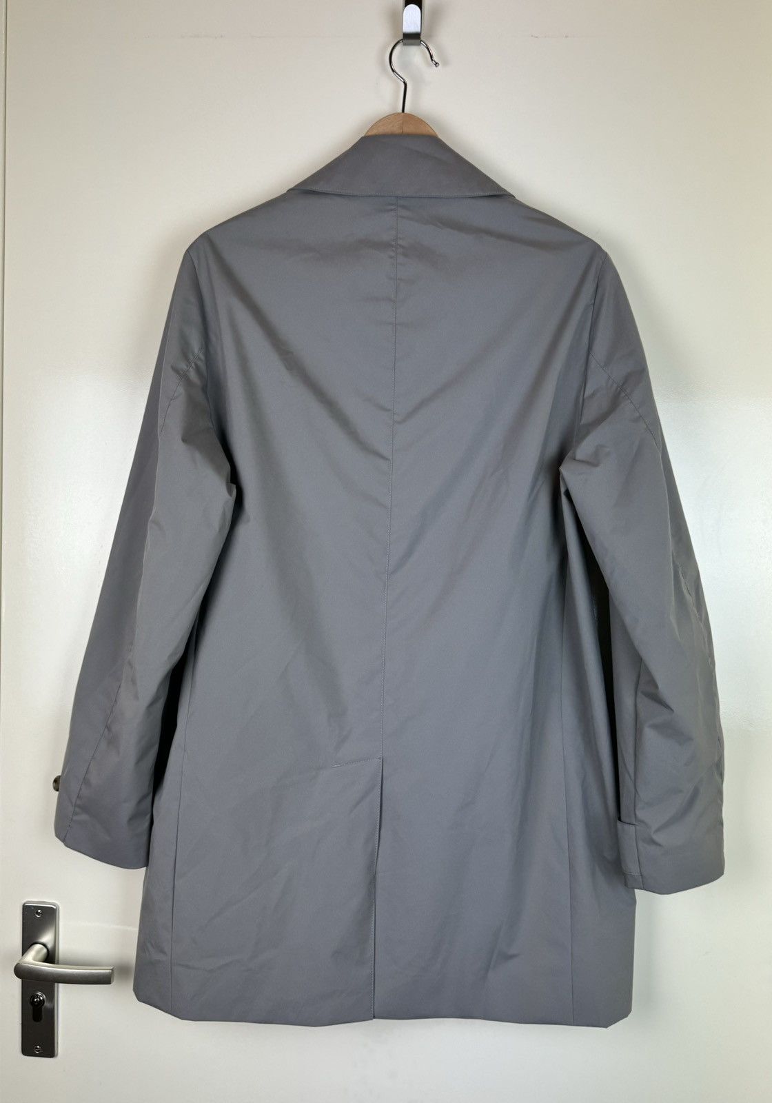 SHINE LUXURY ATELIER MUNRO Frost GGray Car Coat Loro Piana Storm System M Size US M / EU 48-50 / 2 - 10 Thumbnail