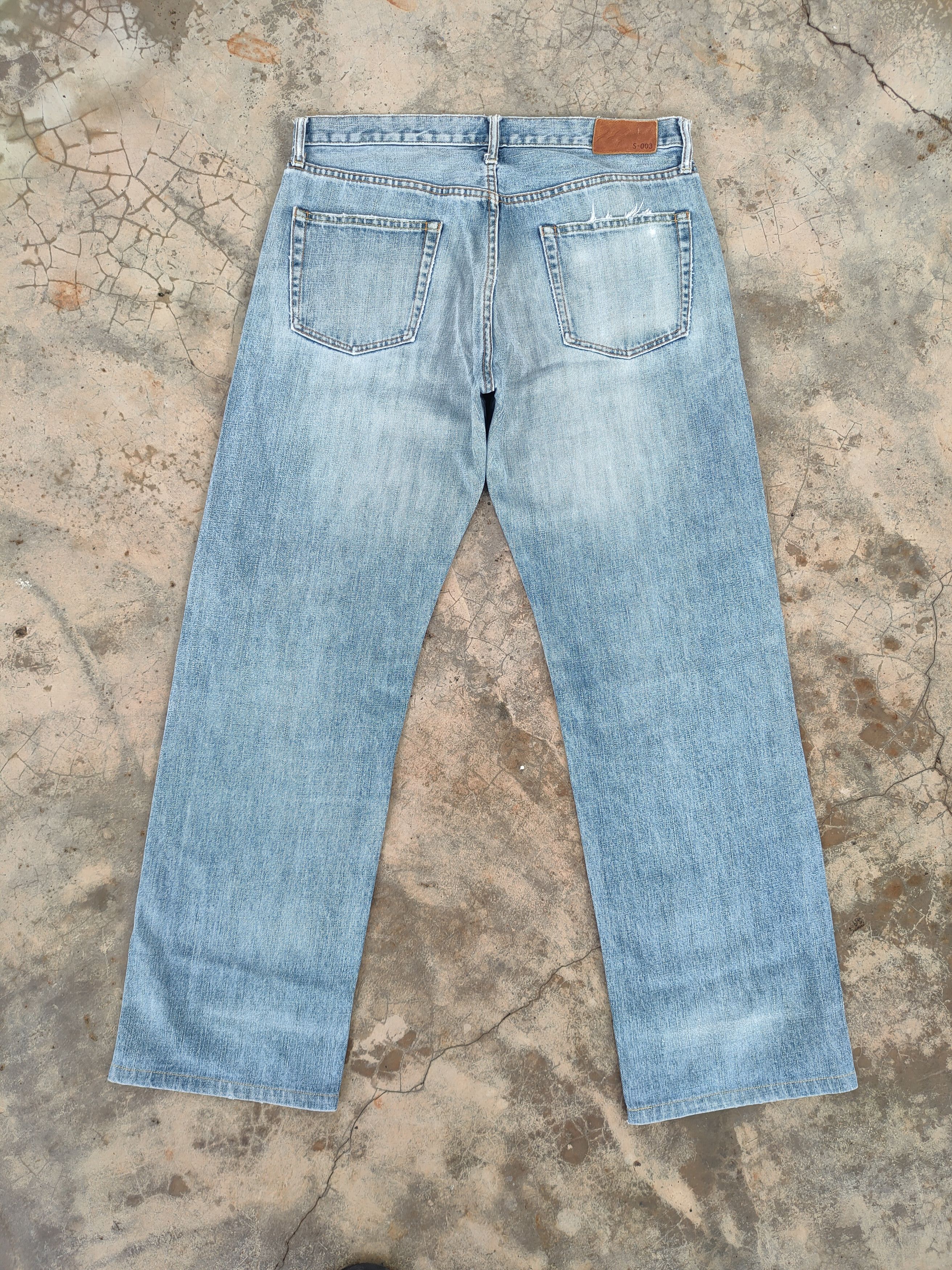 Japanese Brand Vintage japanese faded blue jeans denim pants Size US 34 / EU 50 - 1 Thumbnail