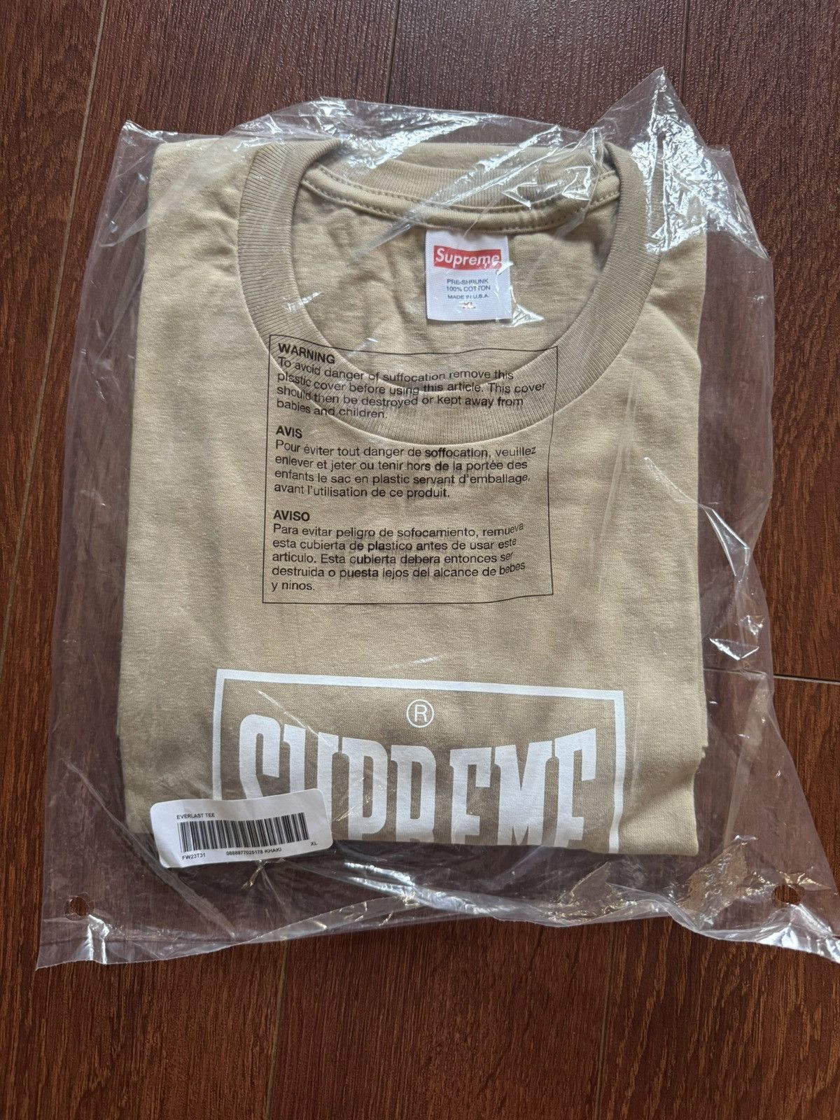 Supreme Supreme FW23 Everlast SS Tee Size US XL / EU 56 / 4 - 3 Thumbnail