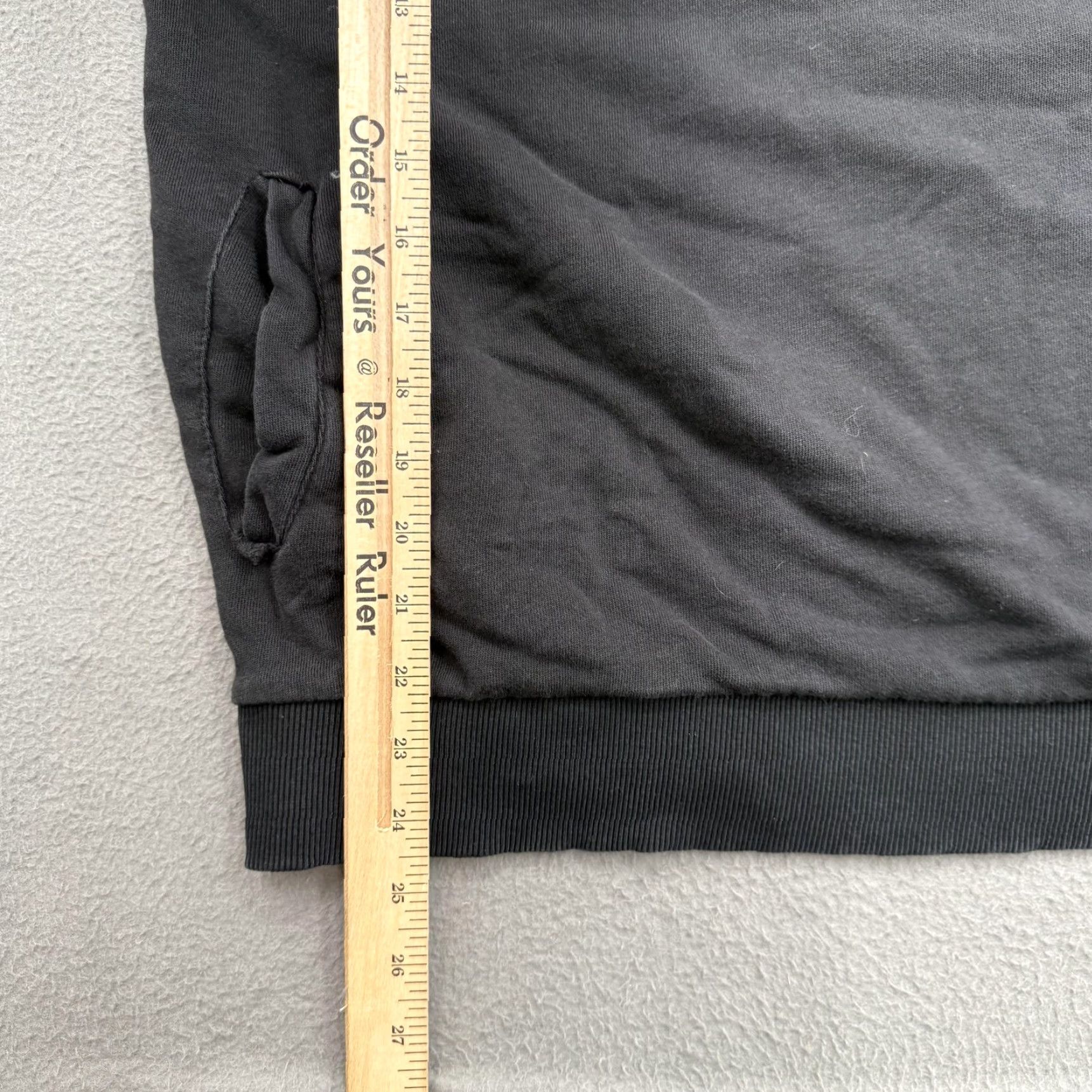 Teddy Fresh Teddy Fresh Hoodie Mens Medium Black Pullover Embroidered Back Logo Sweatshirt Graphic Print Crew Neck Pockets Size US M / EU 48-50 / 2 - 6 Thumbnail