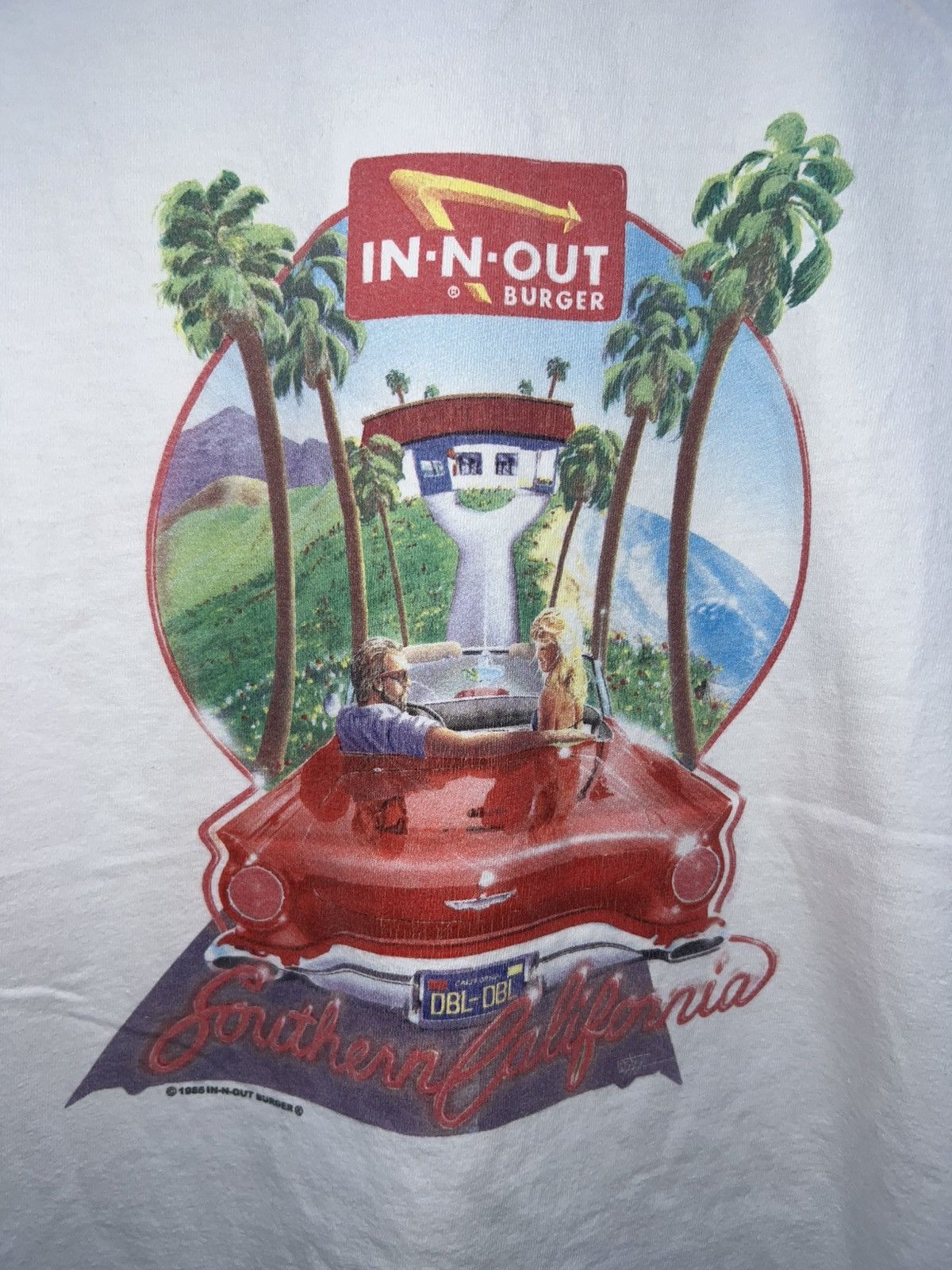 Vintage Vintage In-Out-Burger Southern California T-Shirt Size US L / EU 52-54 / 3 - 6 Thumbnail