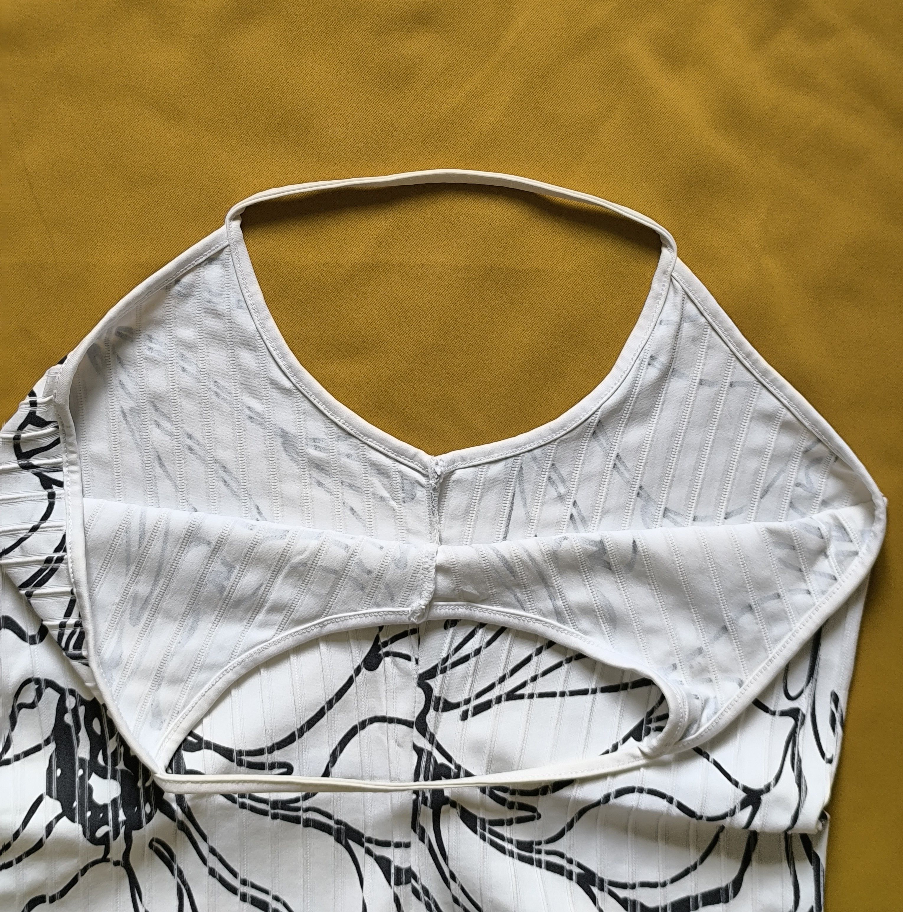 ANNE FONTAINE Anne Fontaine Paris White Black Floral Camisole Top – Size 3 Size S / US 4 / IT 40 - 14 Thumbnail