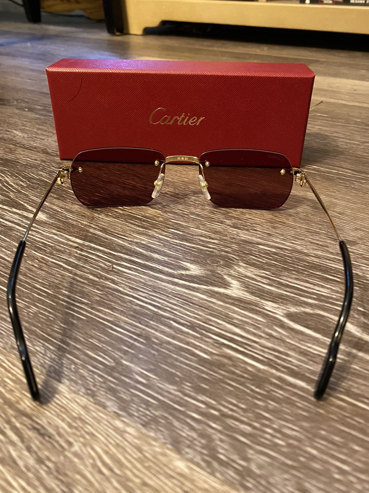 Cartier Golden Ruby Frameless Cartiers Size ONE SIZE - 3 Thumbnail