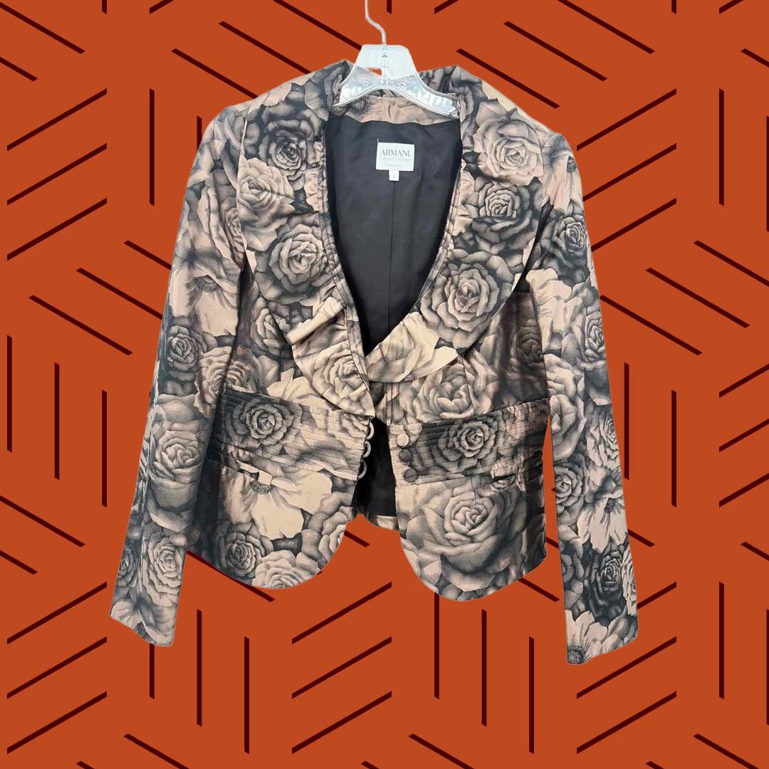 Armani Armani Collezioni Blazer Brown Size 6 Regular Mens Size M / US 6-8 / IT 42-44 - 1 Thumbnail