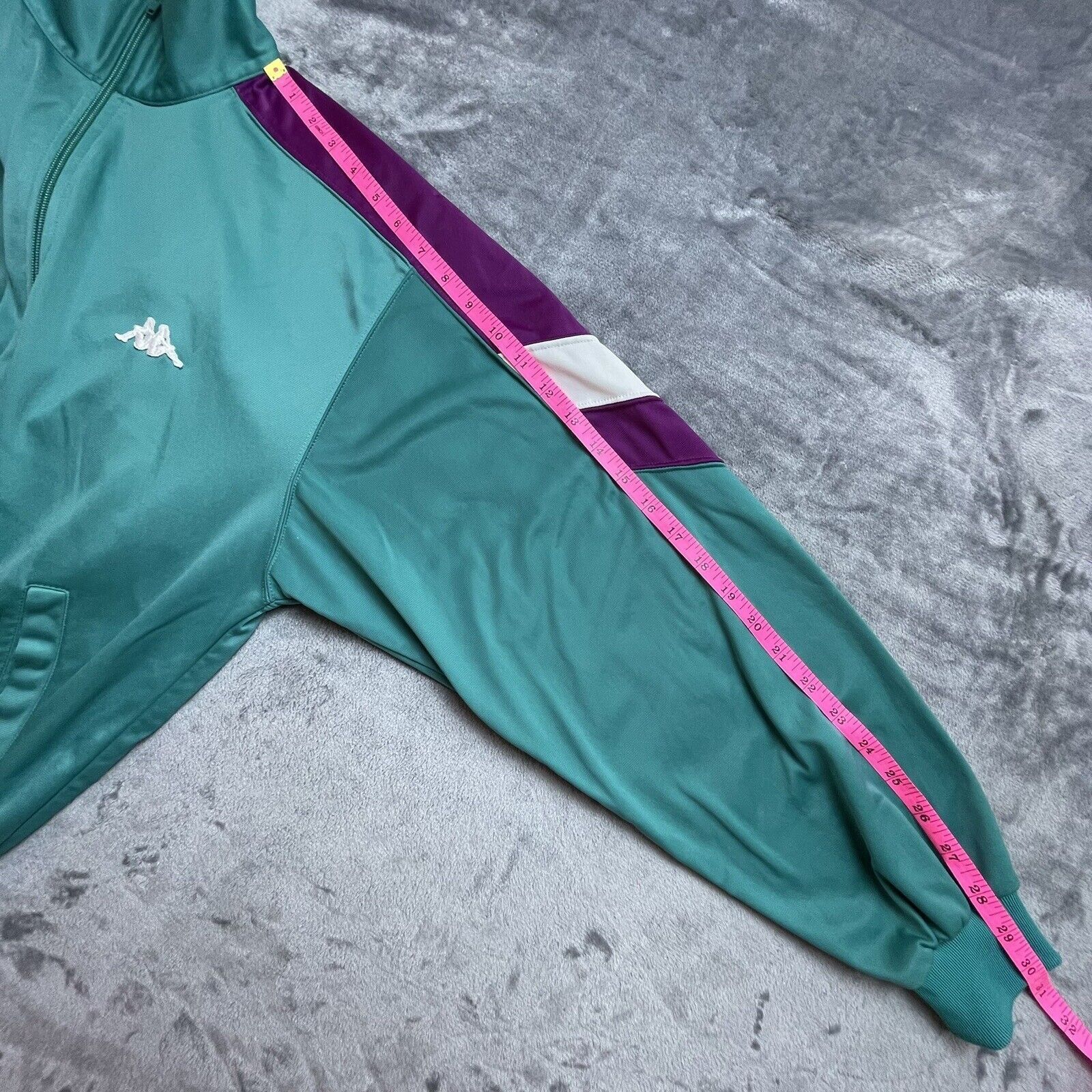 Kappa Kappa Track Jacket Large Teal Purple Logo Retro Italian Size US L / EU 52-54 / 3 - 10 Thumbnail