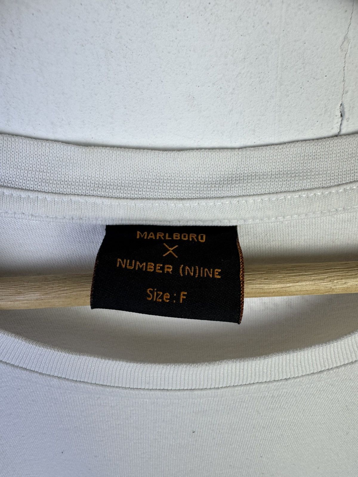 Number (N)ine Number (N)ine x Marlboro monogram t-shirt in white. Size US L / EU 52-54 / 3 - 5 Thumbnail