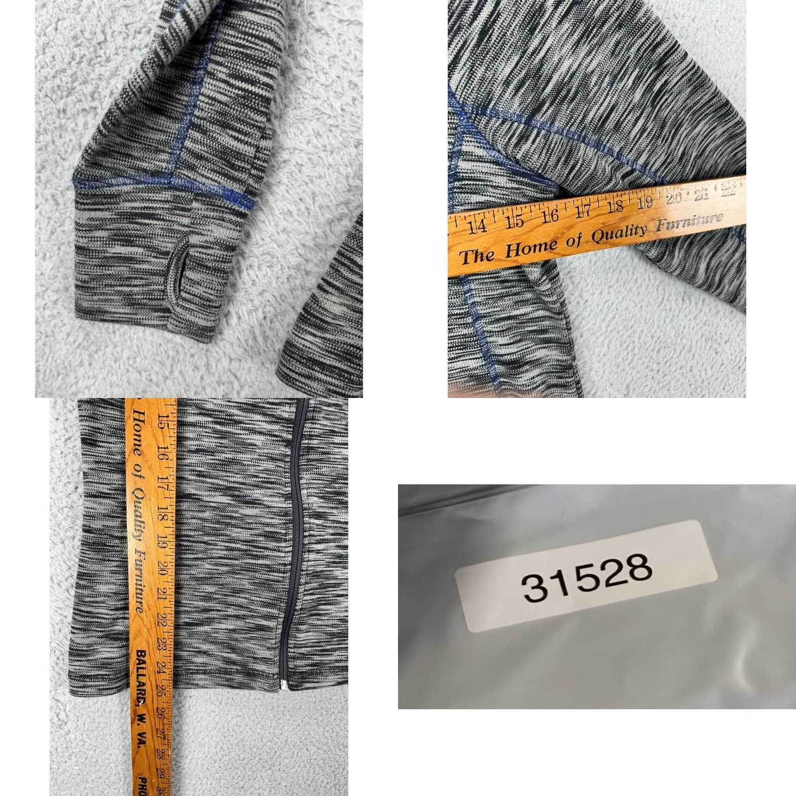NFL New York Giants Full Zip Jacket Womens Medium Grey Casual Ladies NFL Pro Line Size M / US 6-8 / IT 42-44 - 8 Thumbnail