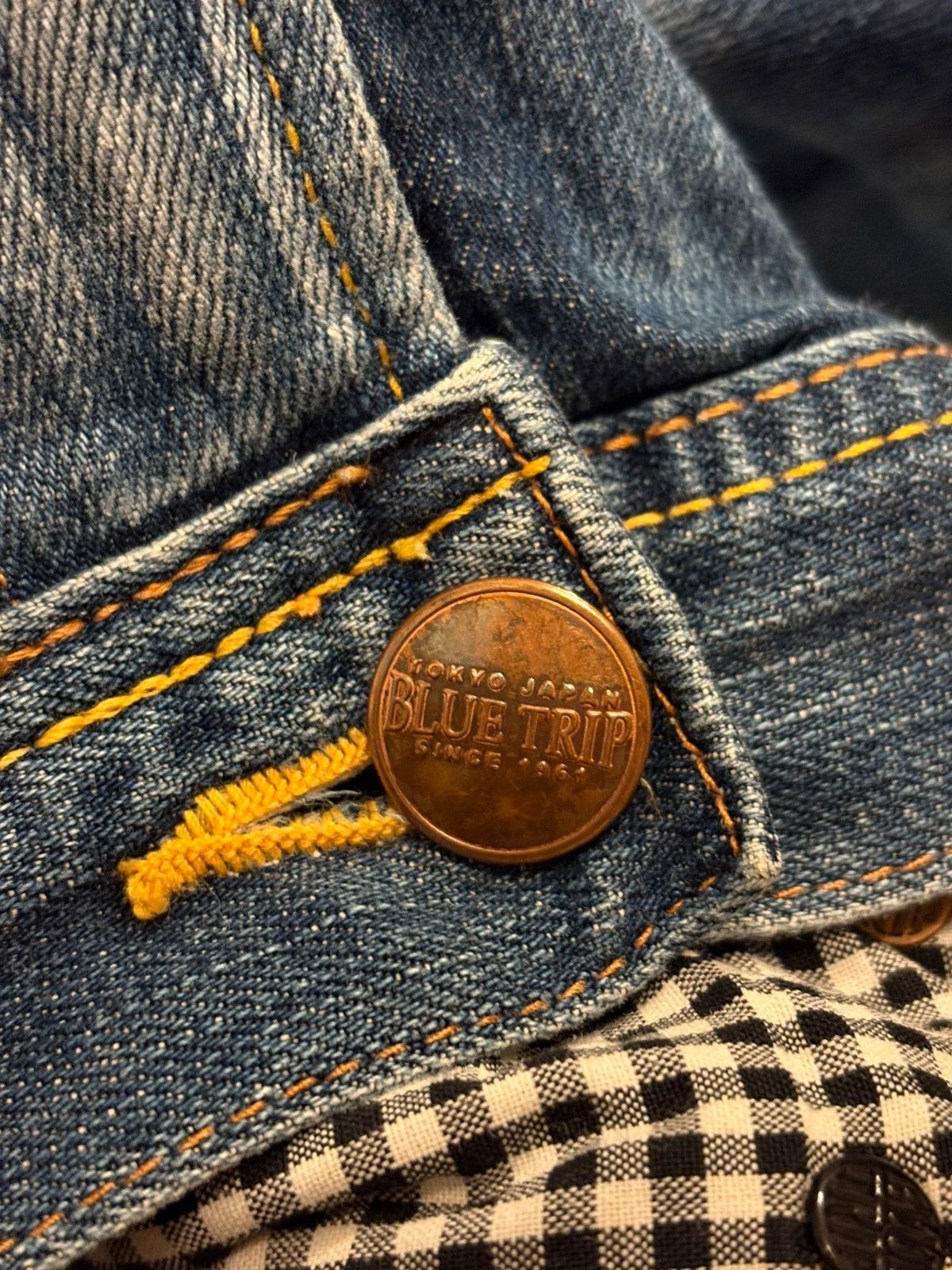 Edwin Edwin blue gradient bootcut denim jeans with patch detailing Size US 34 / EU 50 - 8 Thumbnail