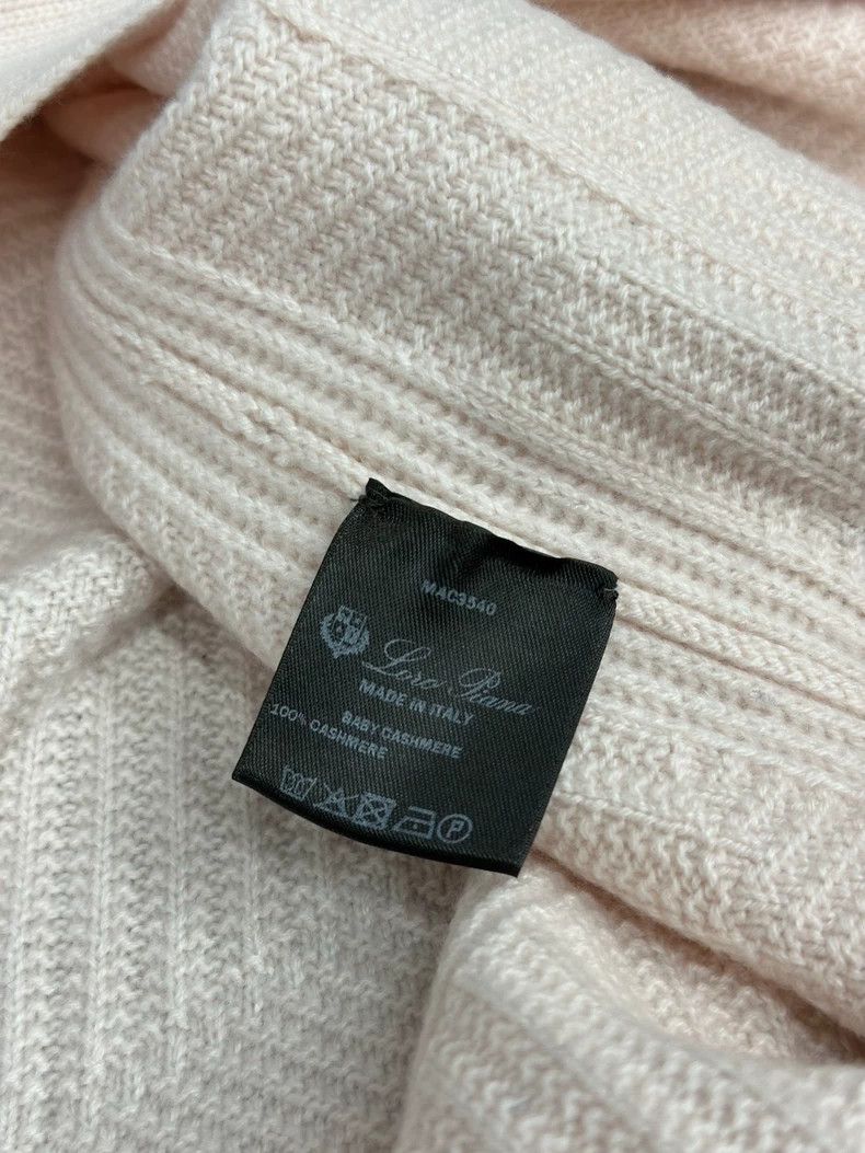Loro Piana LORO PIANA Pink cashmere long sleeve cardigan Size S / US 4 / IT 40 - 6 Thumbnail