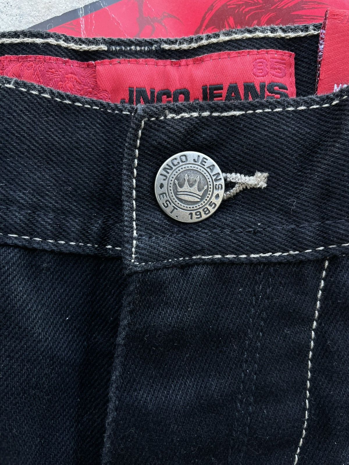 JNCO Jnco Skull Flames Jeans Size US 32 / EU 48 - 6 Thumbnail