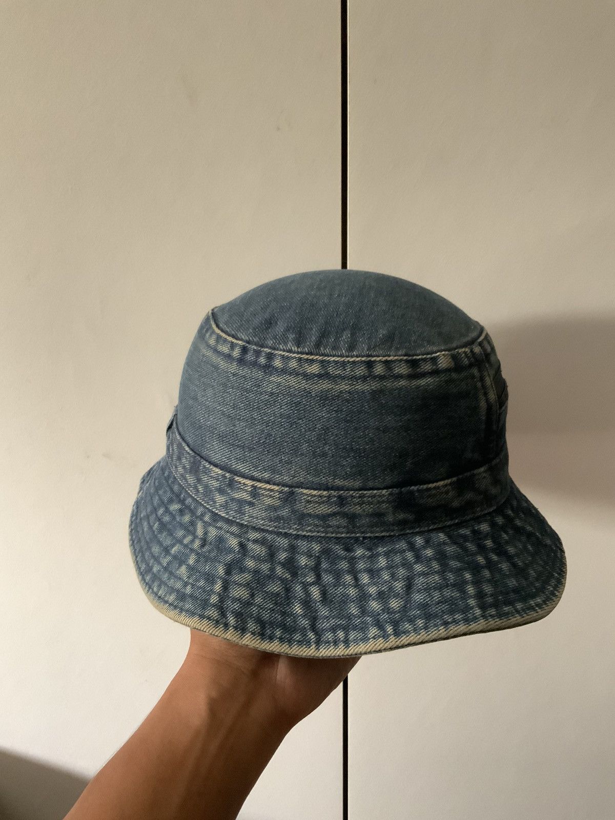 Hat Club Light Wash Fade Pocket Zip Denim Bucket Hat Size ONE SIZE - 5 Thumbnail